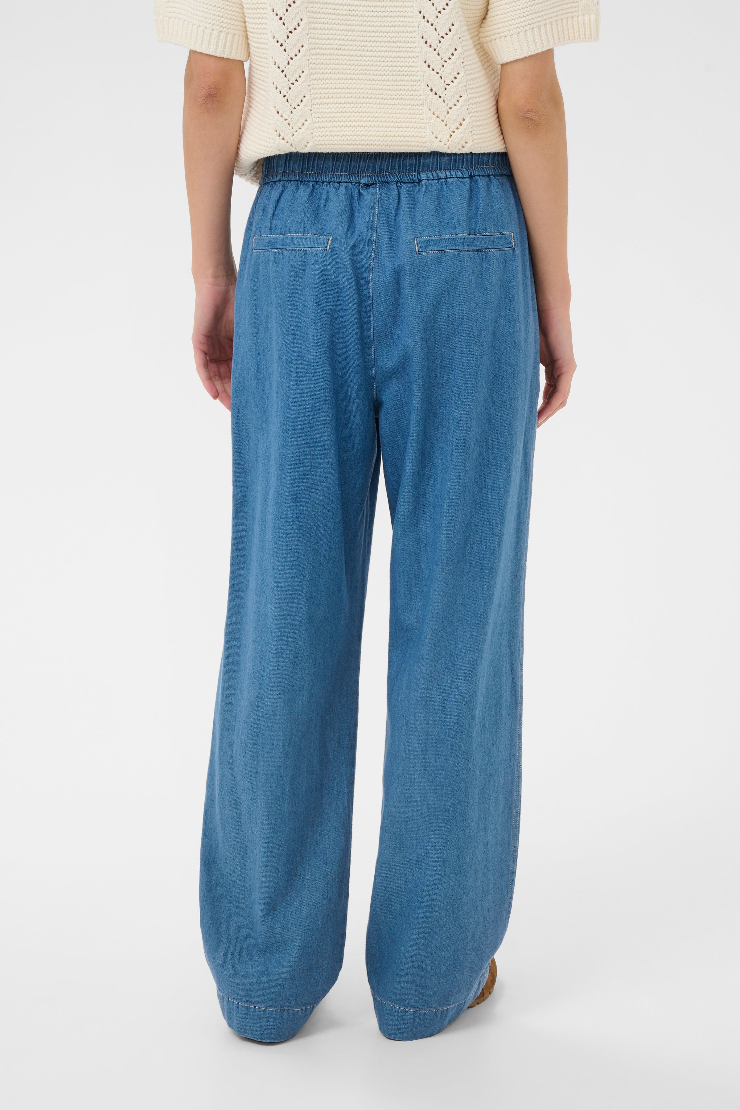 Aina Medium Blue Denim Pants - 30310497