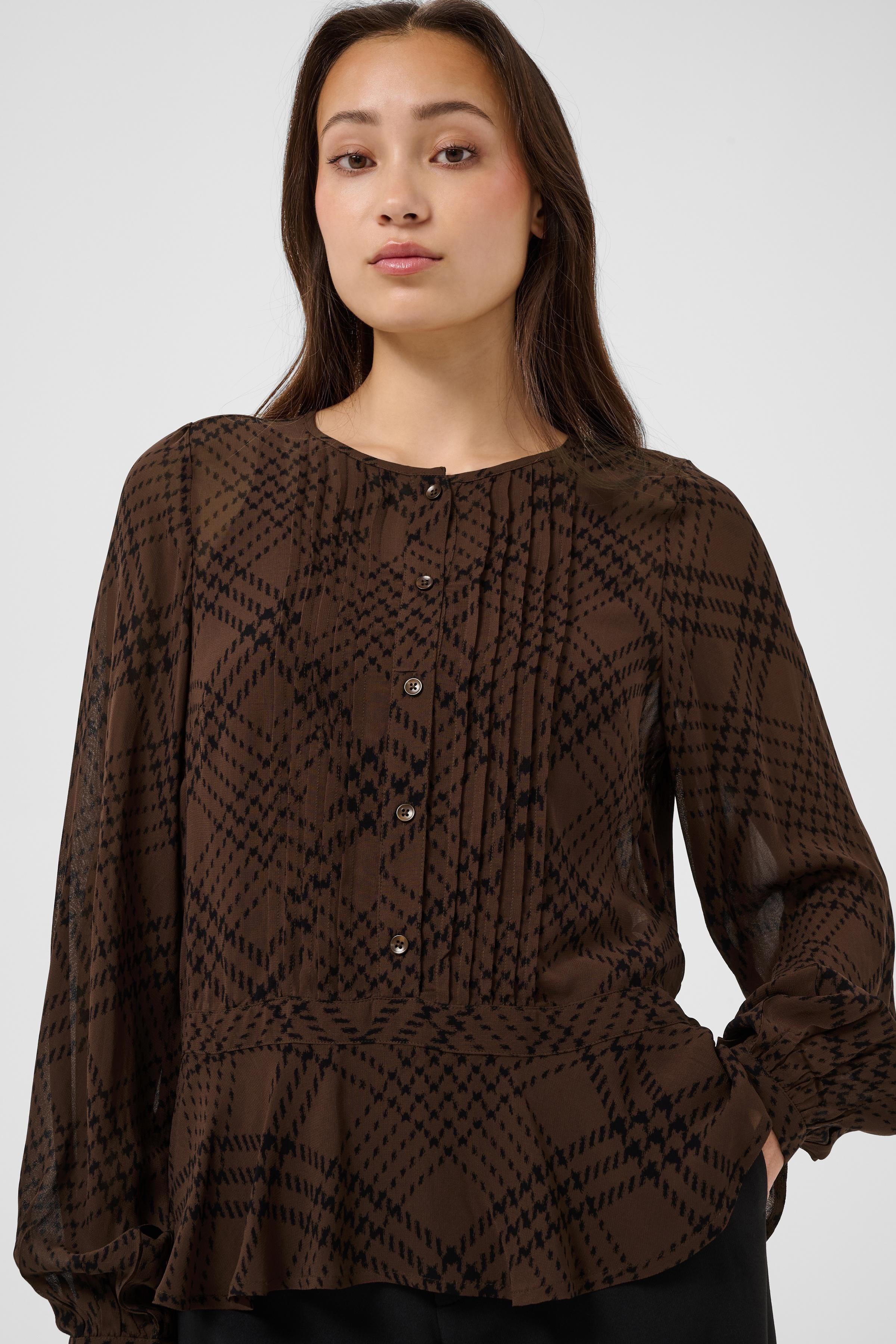 Cantaline Brown Check Shirt - 30310758