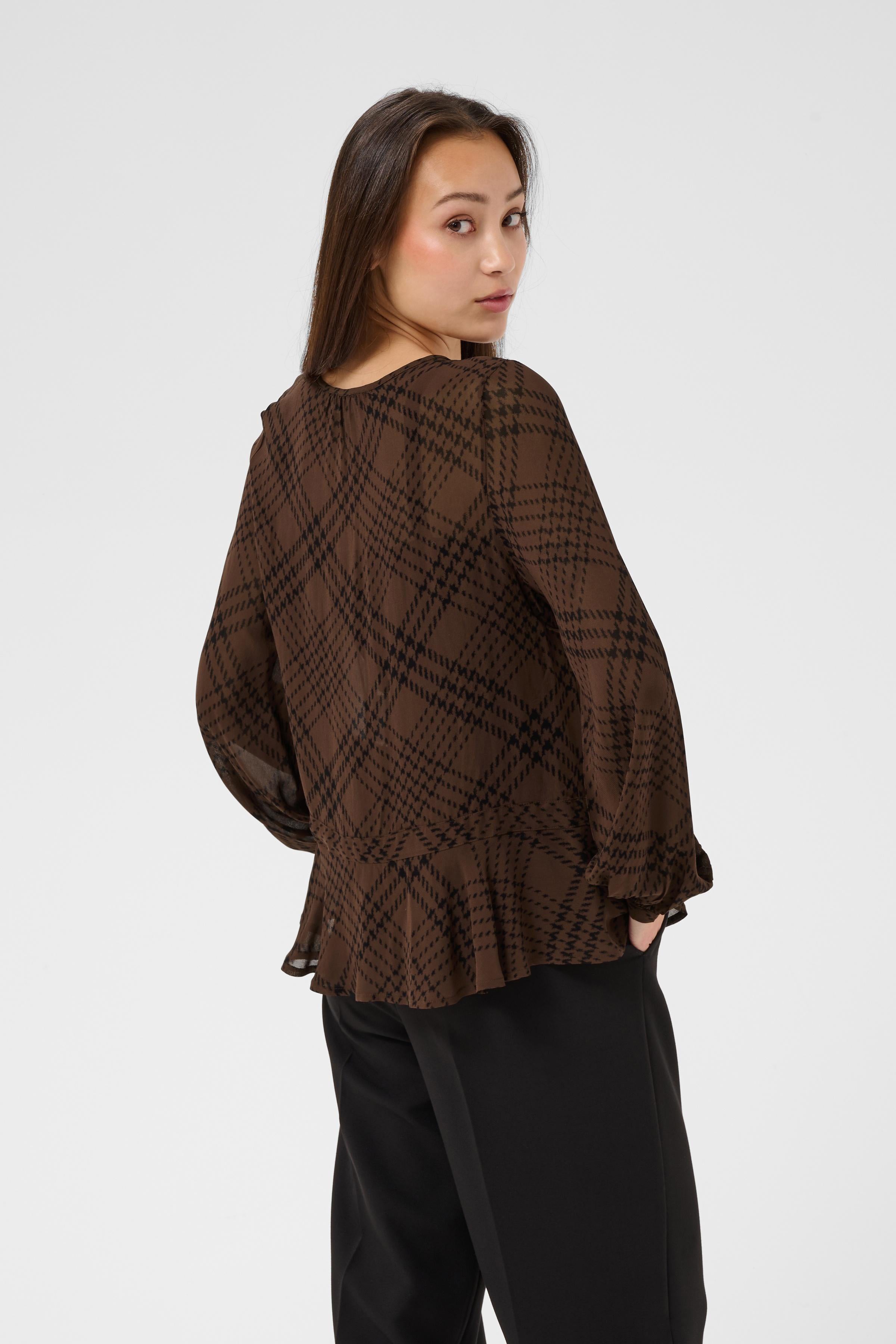Cantaline Brown Check Shirt - 30310758