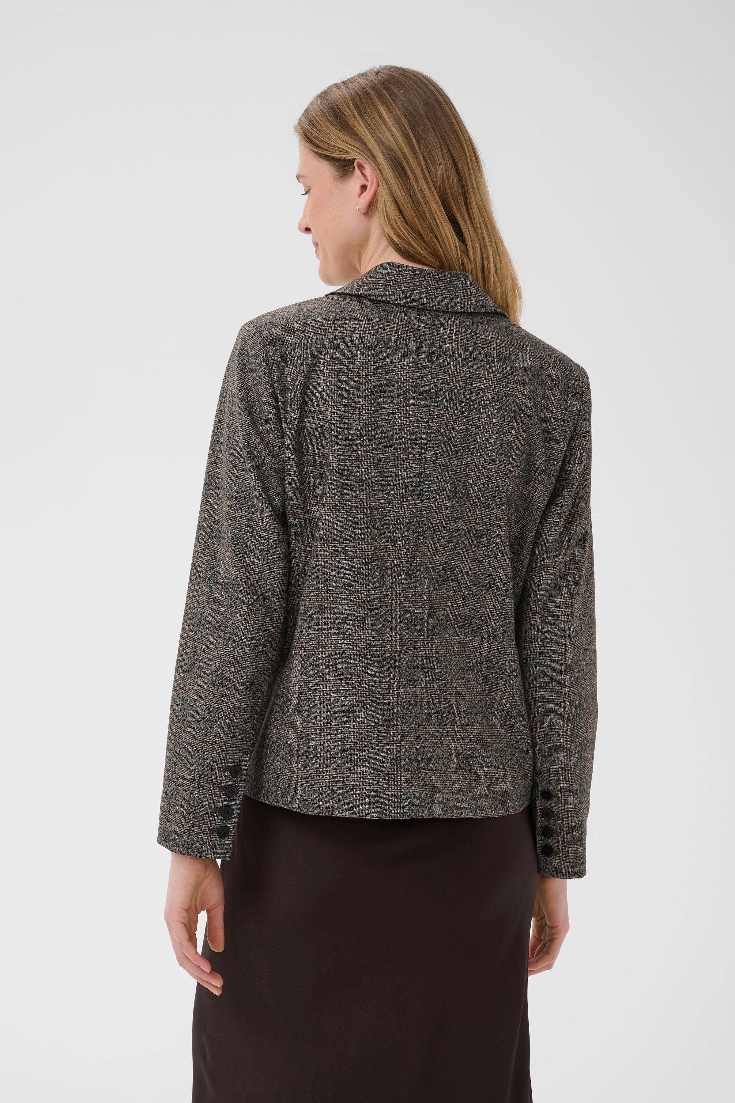 Clarrissa Black Check Blazer - 30310804