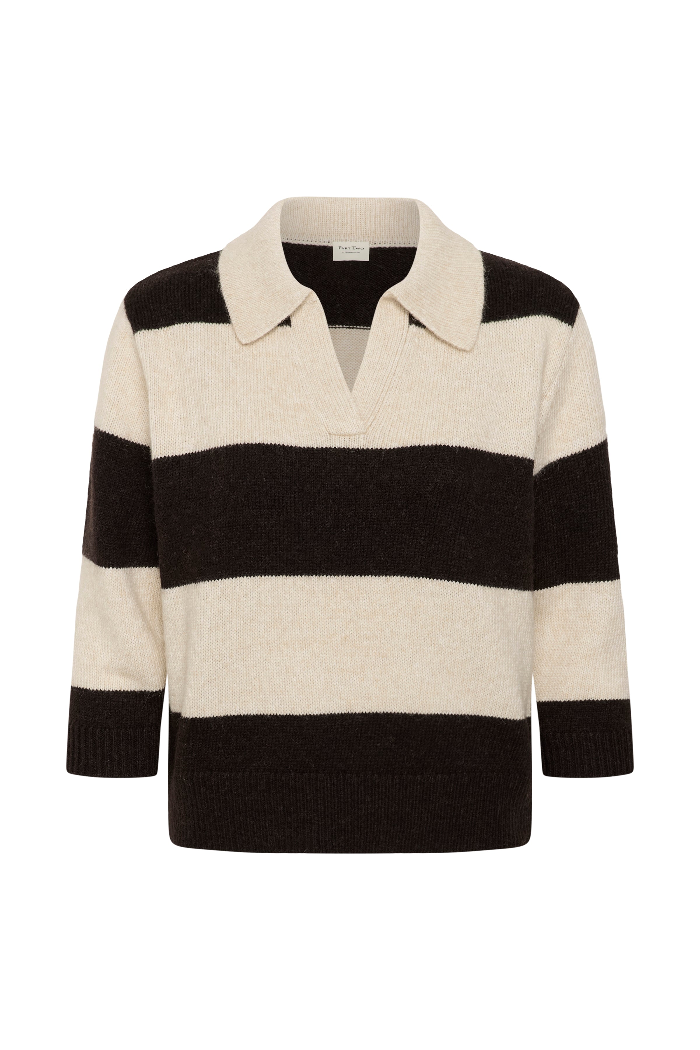 Charlott Block Stripe Mole Sweater - 30310833