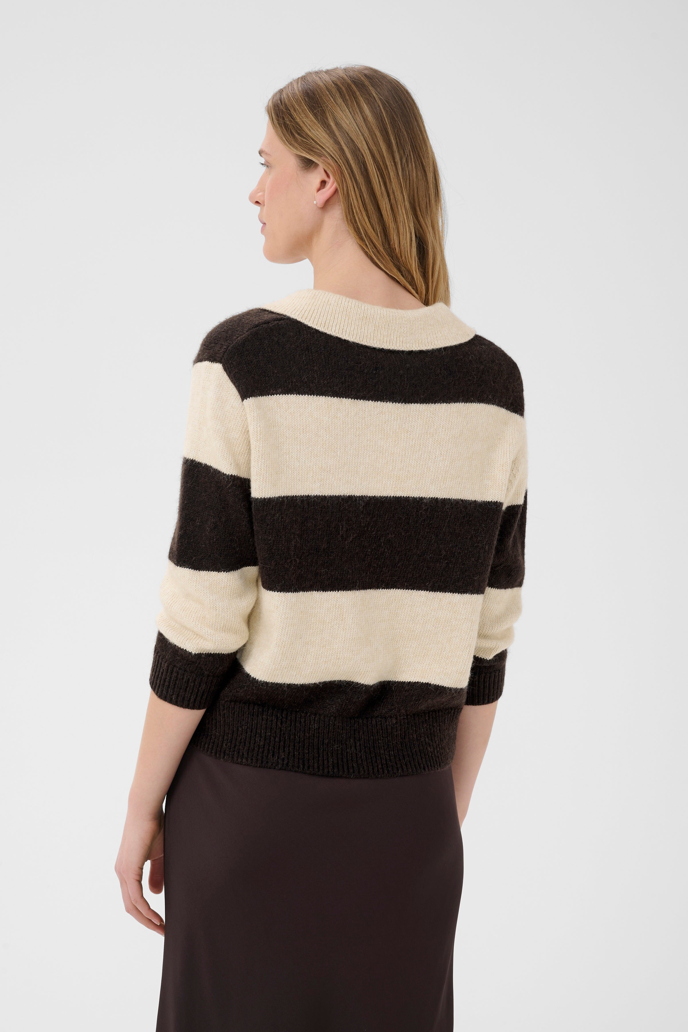 Charlott Block Stripe Mole Sweater - 30310833