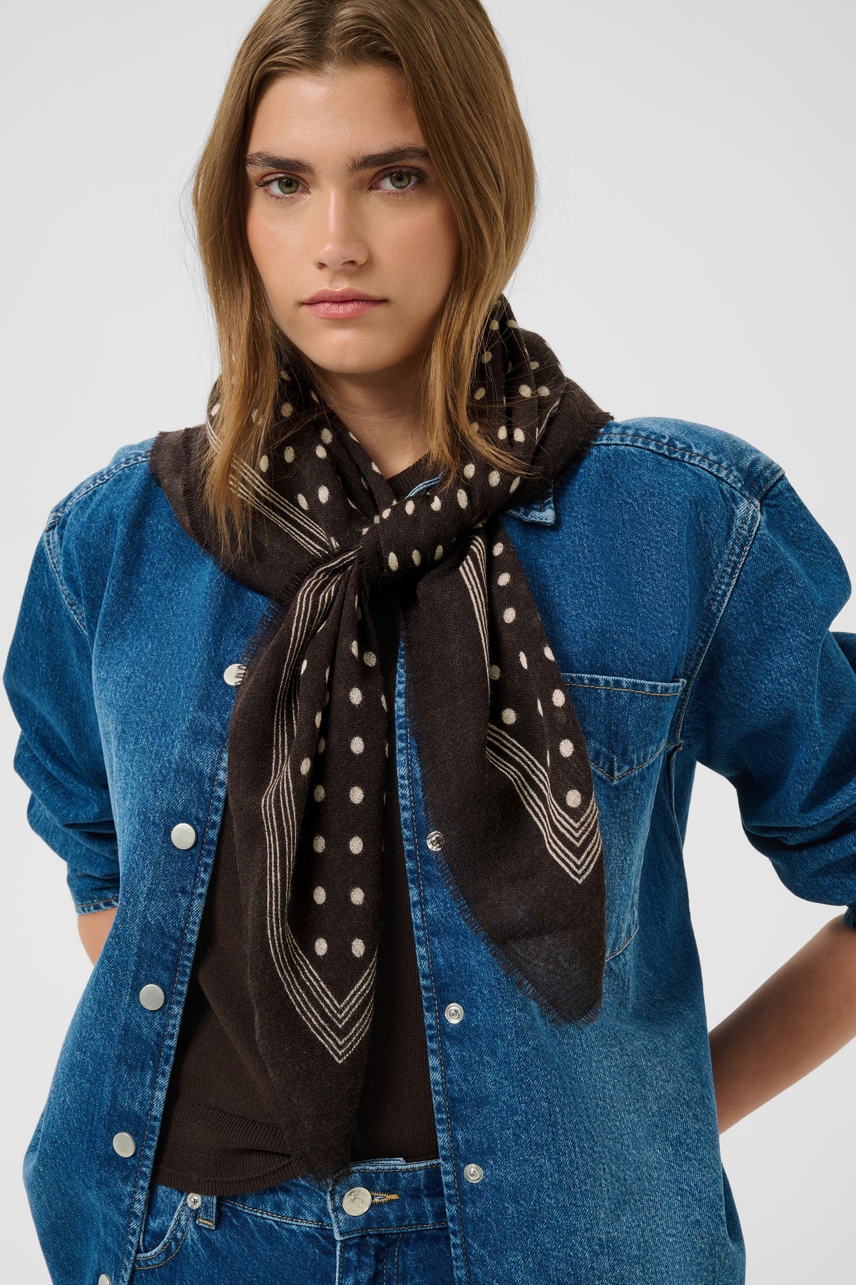 Celesta Mole Dot Scarf - 30310875