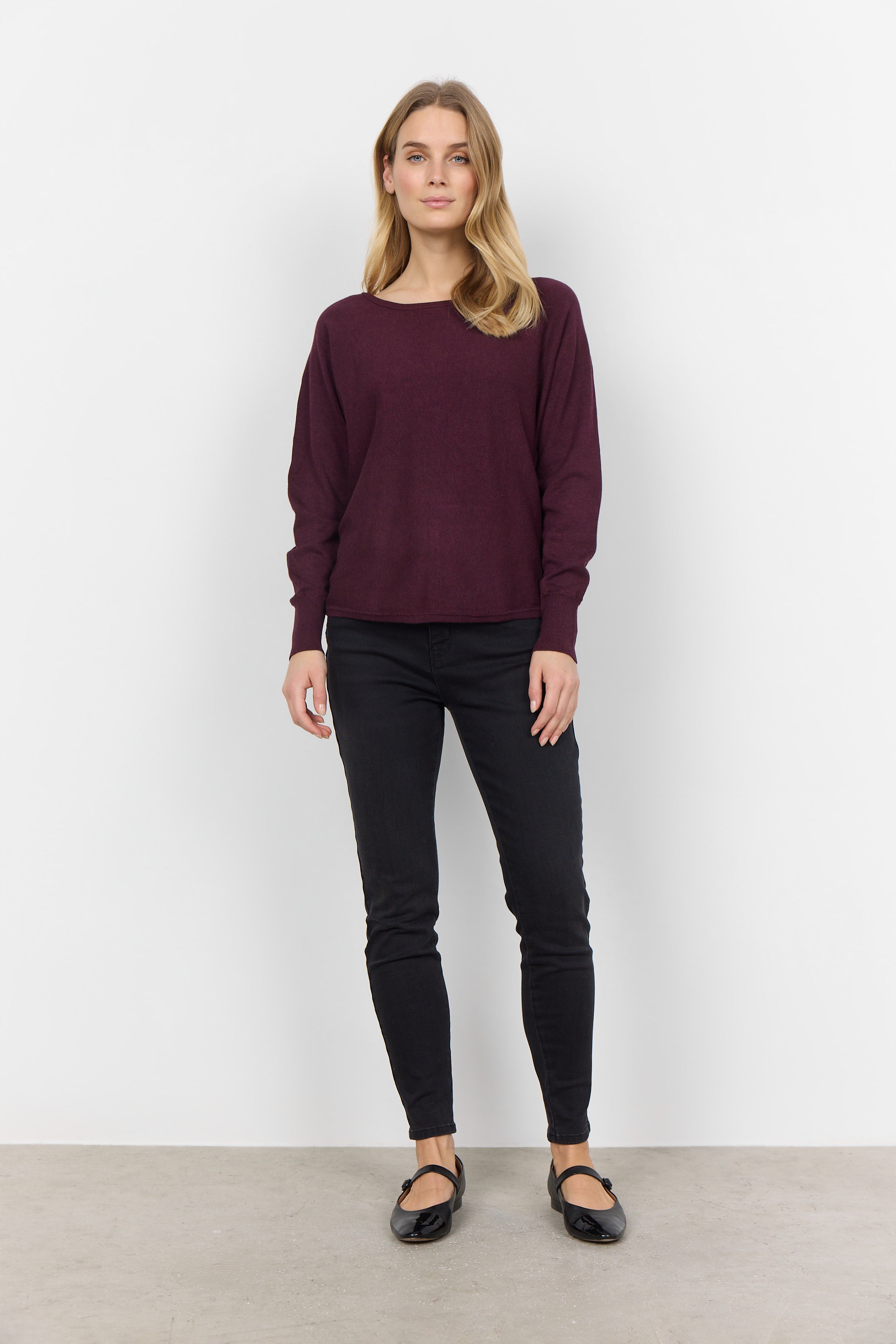 Dollie 620 Wine Sweater - 32957