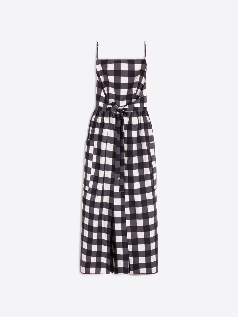Black & White Gingham Dress - 33338