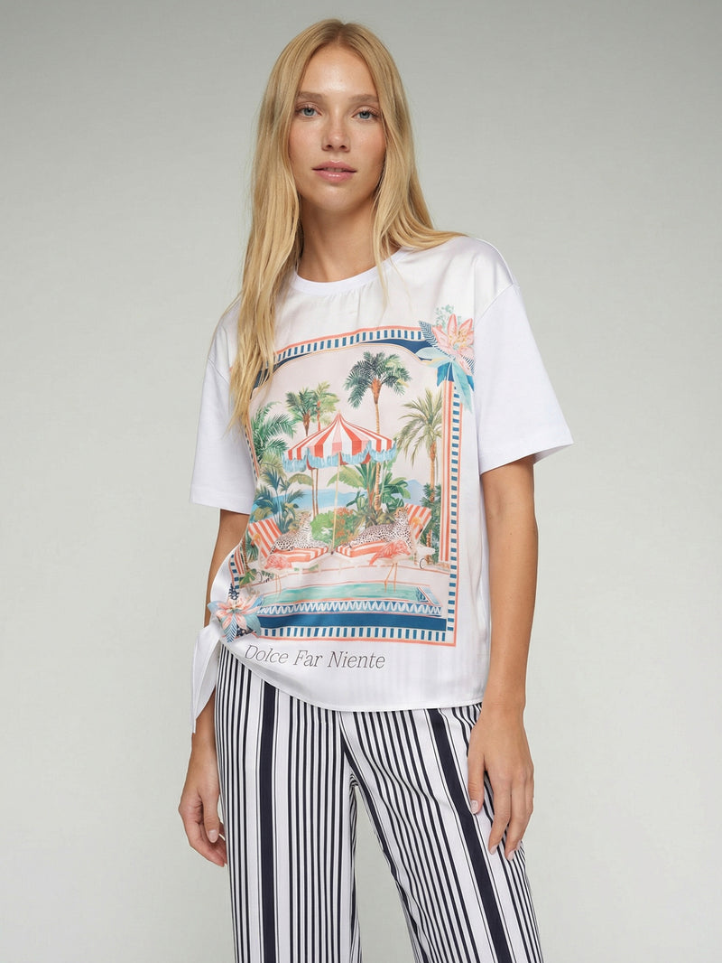 Dolce Far Niente Print Top - 33642