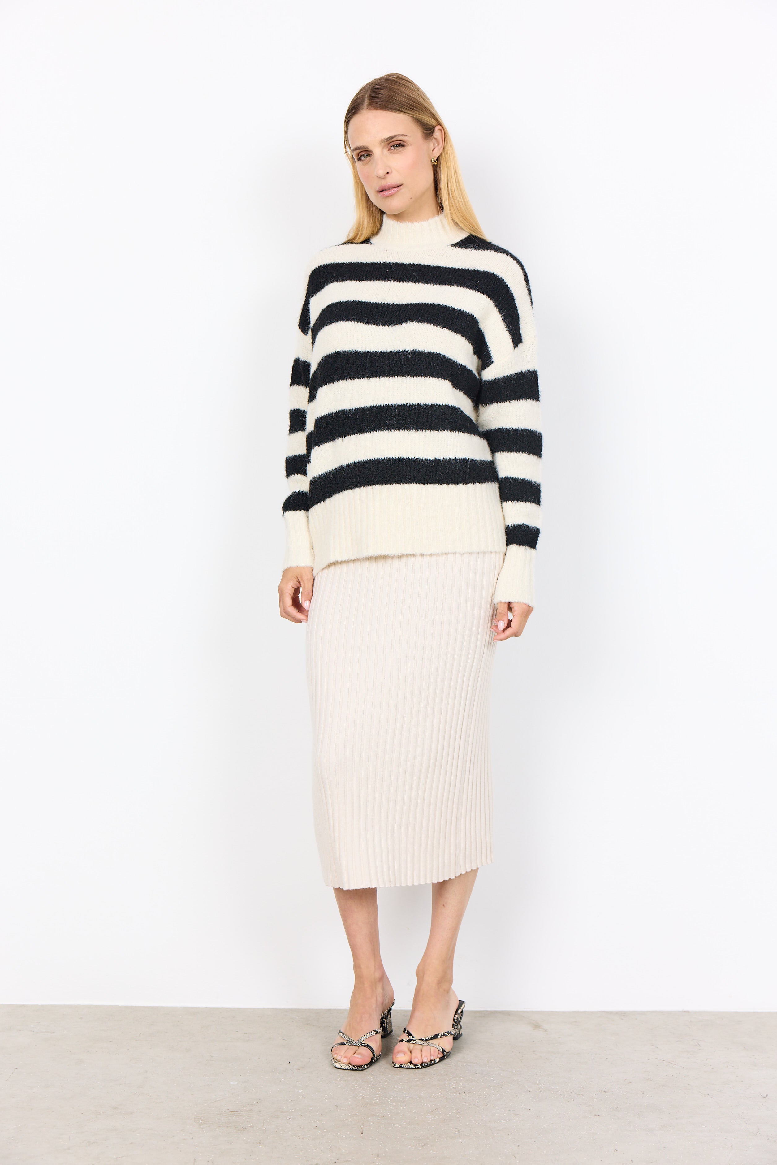 Ilene 4 Black Stripe Sweater - 33710