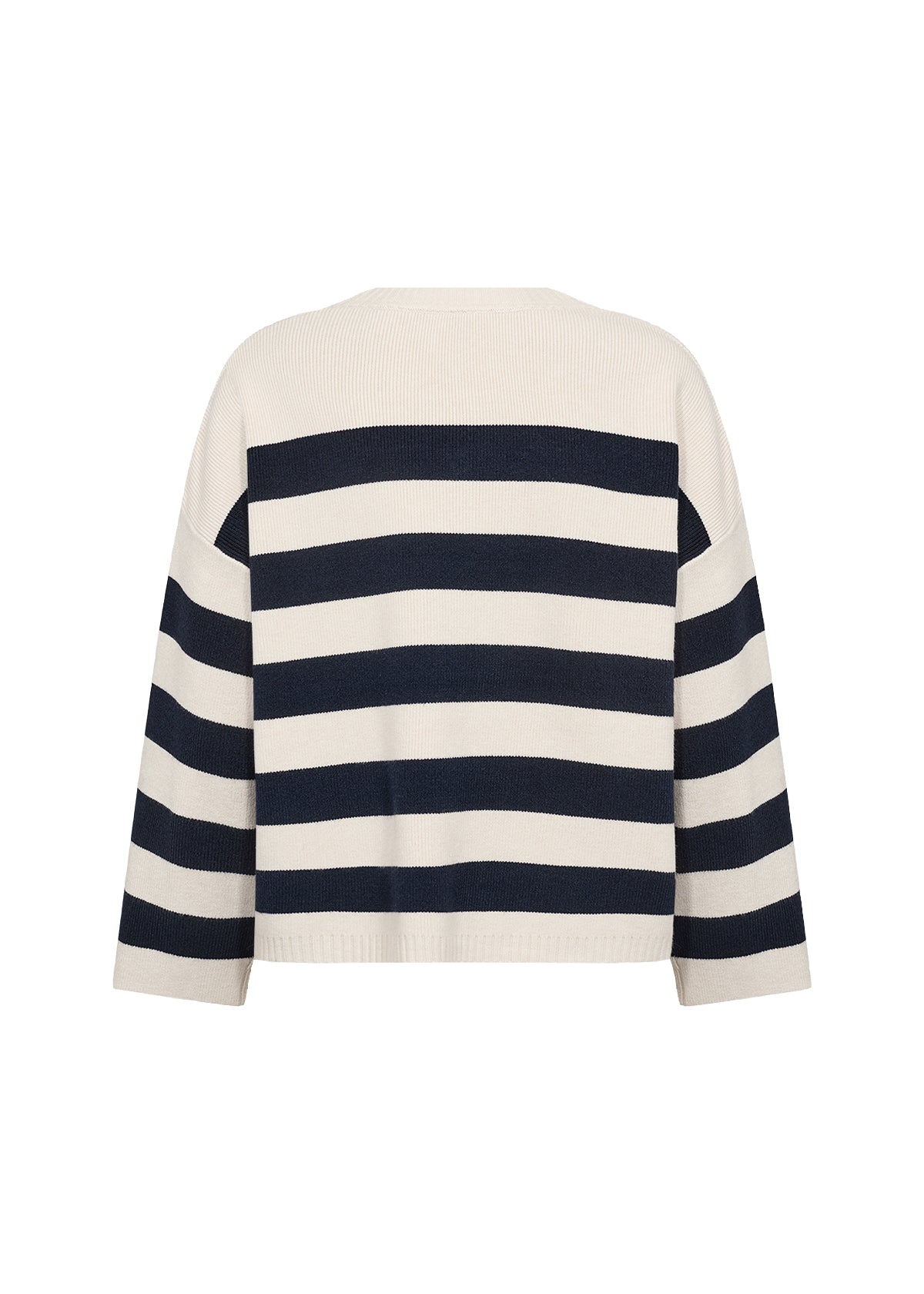 Kanita 36 Navy Stripe Sweater - 33798