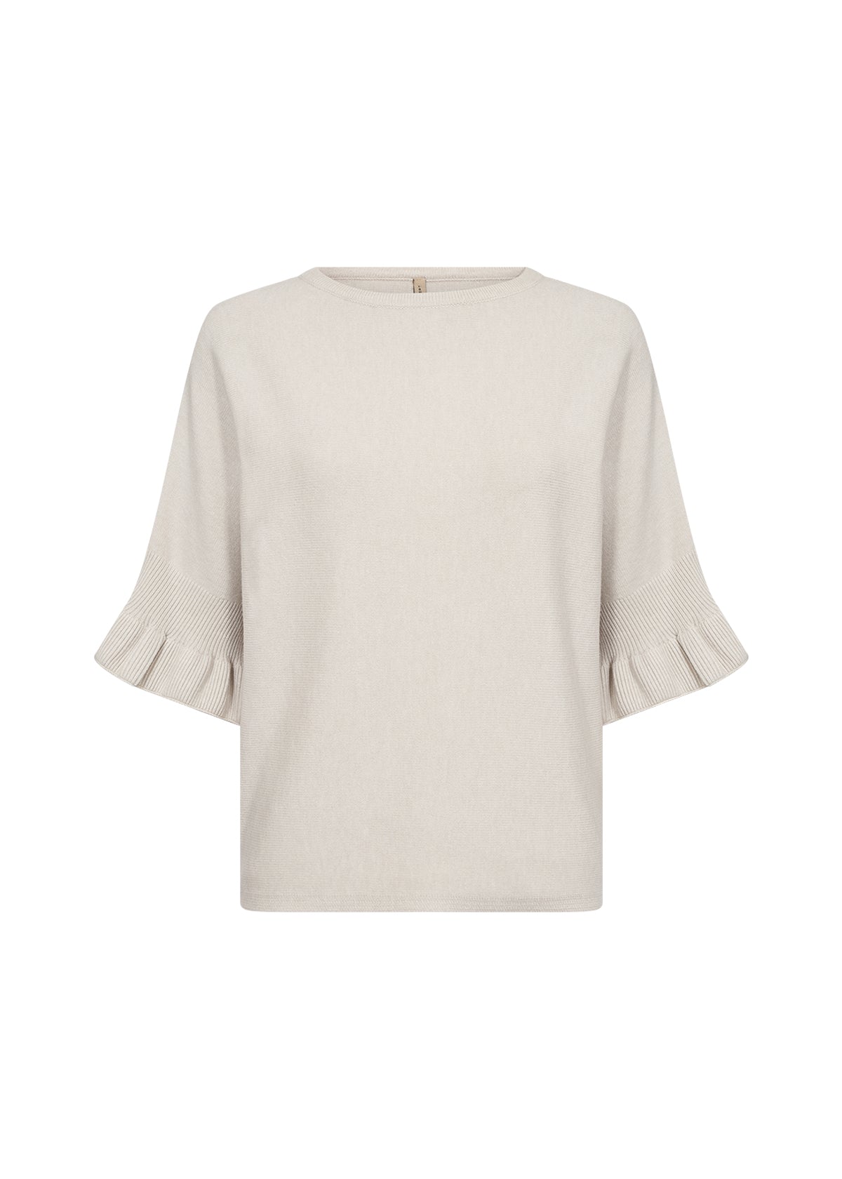 Helda 1 Light Sand Melange Sweater - 33870