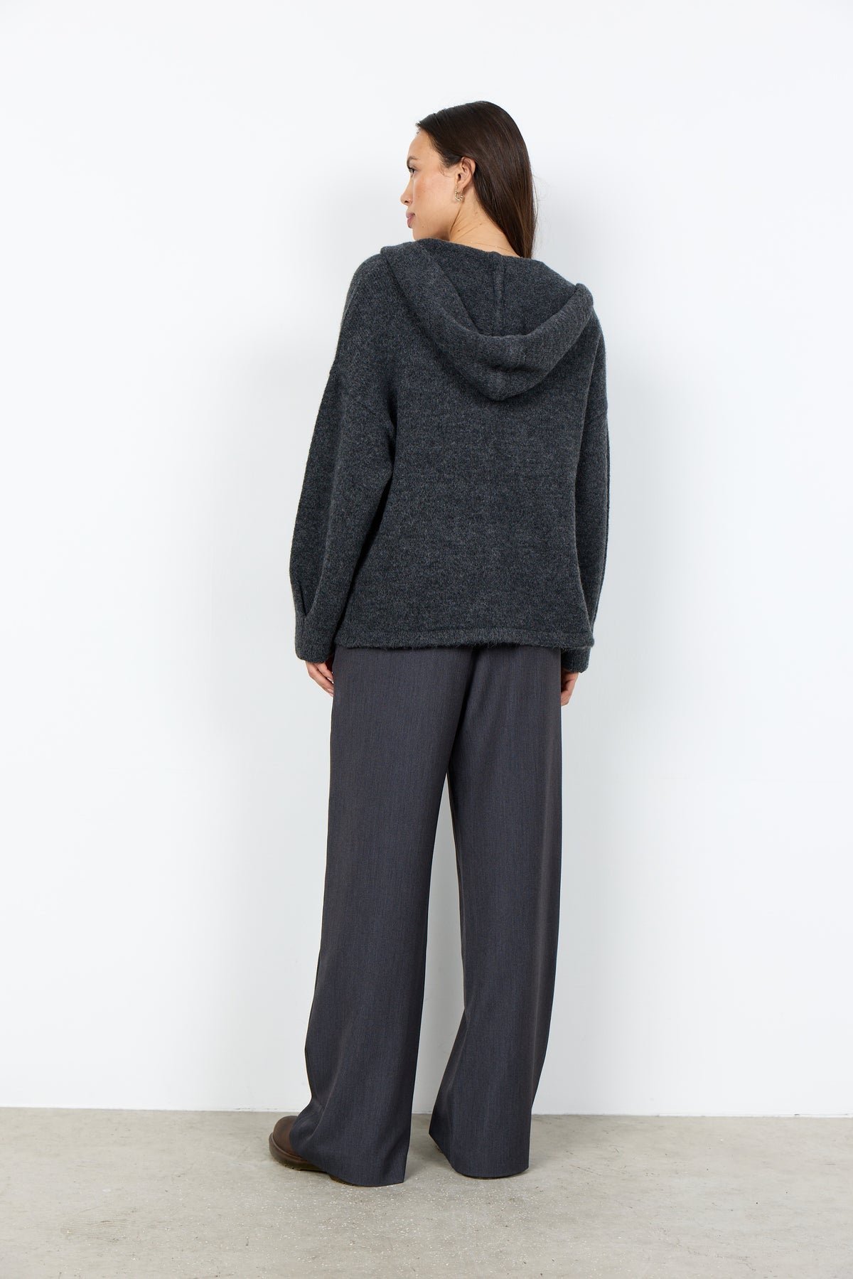 Herla 4 Dark Earth Melange Cardigan - 33877