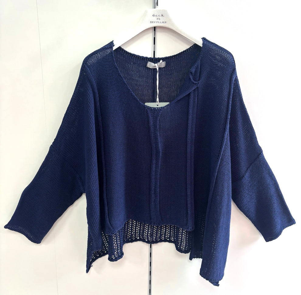 Navy Layering Knit - 3741