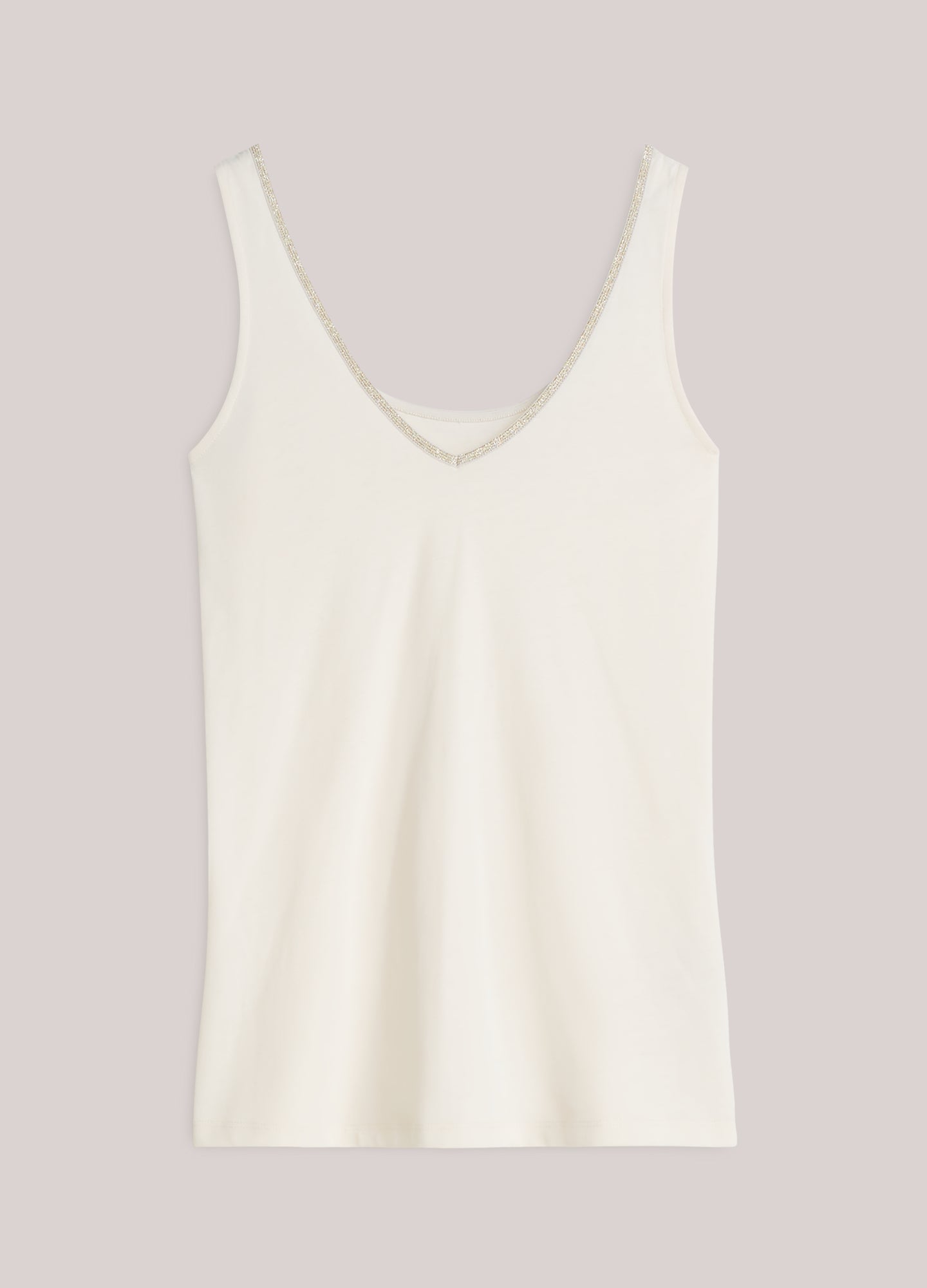 Ivory Sleeveless Top - 3S5244