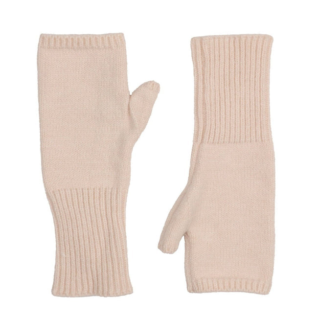 Cream Fingerless Gloves - 4004505