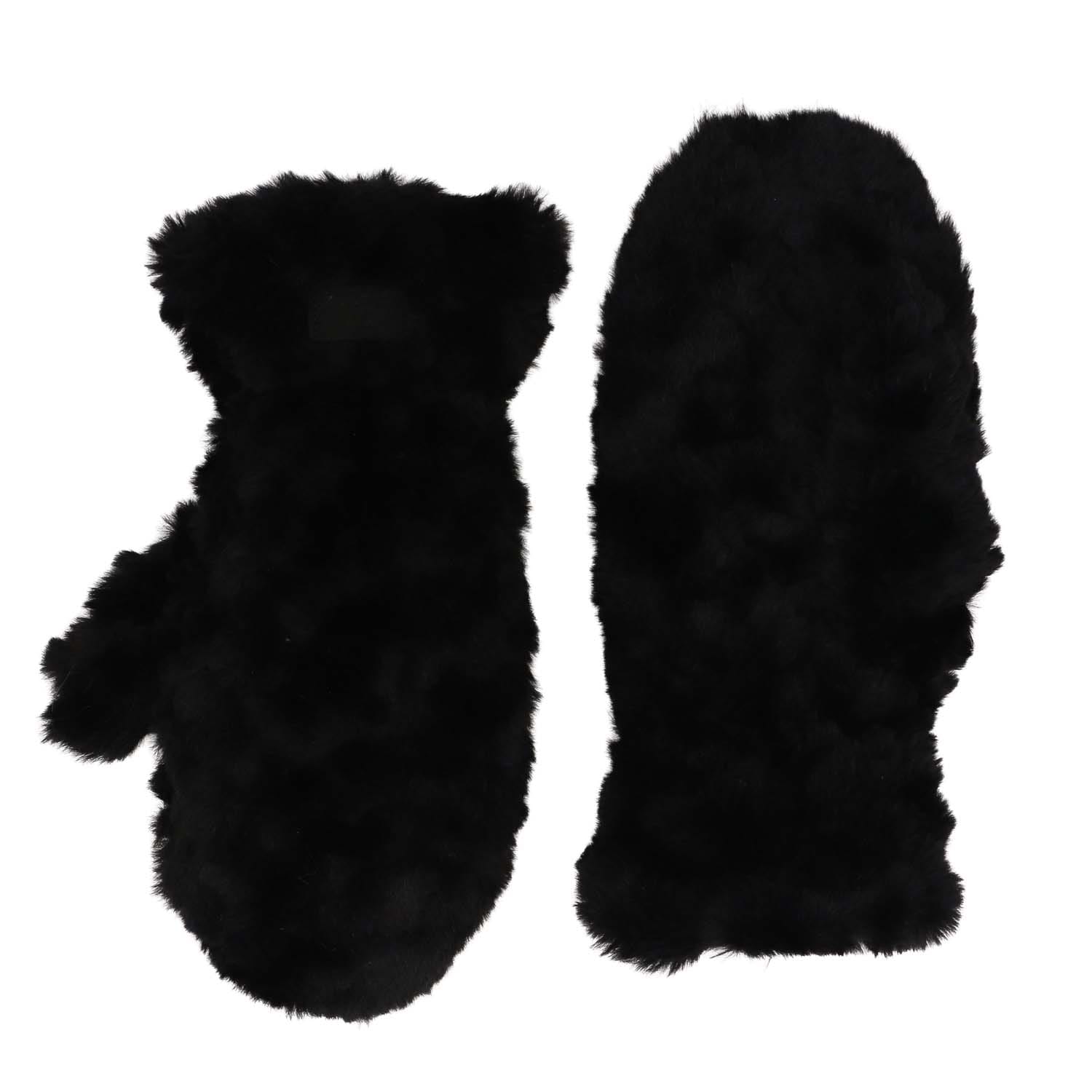Black Teddy Mittens - 4004901