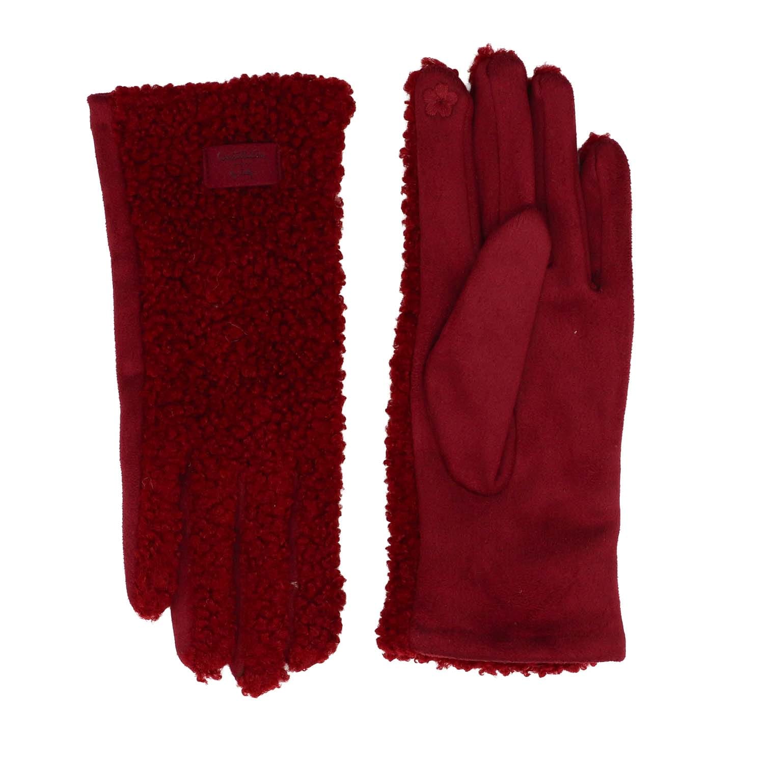 Red Teddy Gloves - 4005518