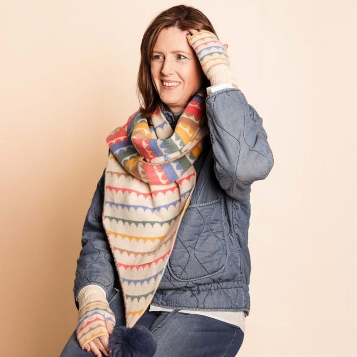 Waves Fingerless Gloves - 4006102