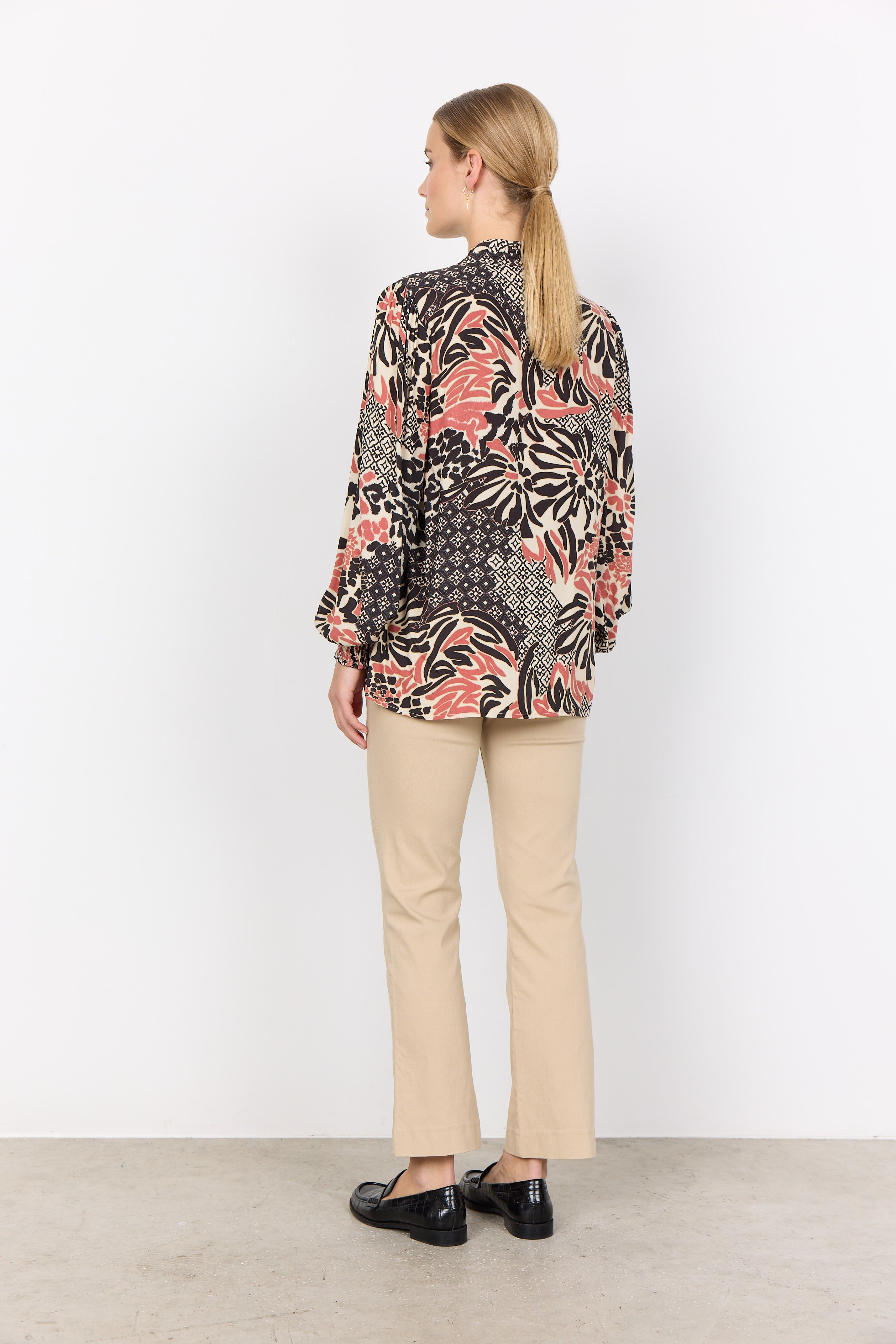 Olette 1 Blush Print Shirt - 40993