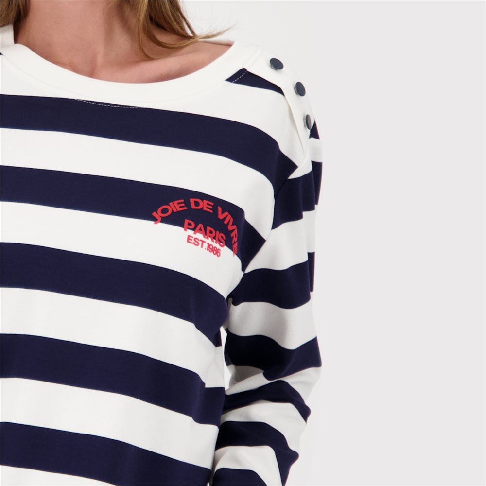 Marine Striped Sweatshirt - 410080