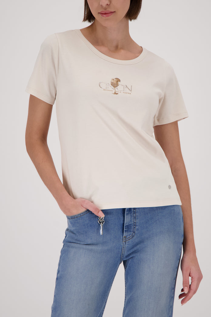 Champagne Beige T-Shirt - 410081