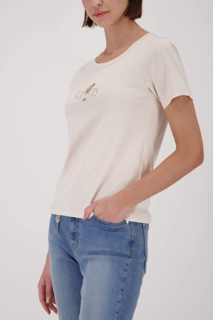 Champagne Beige T-Shirt - 410081