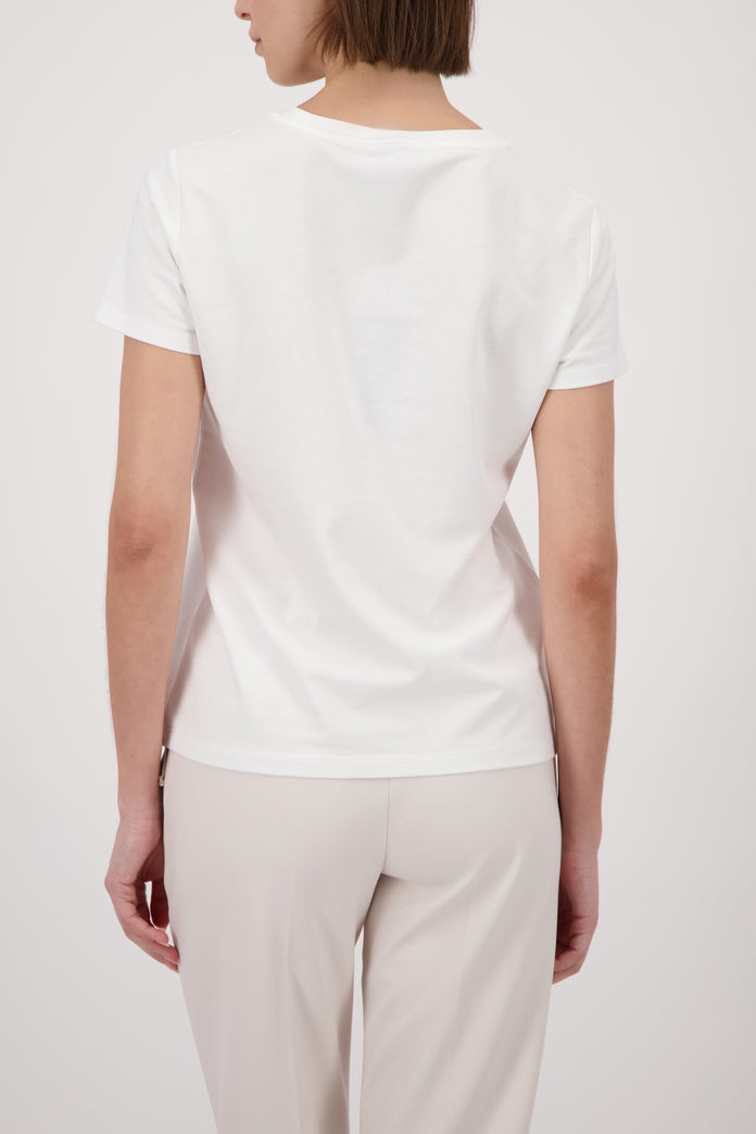 Off White Logo Print Top - 410196