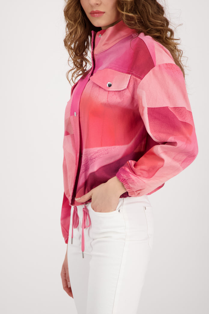 Spring Flower Print Jacket - 410331