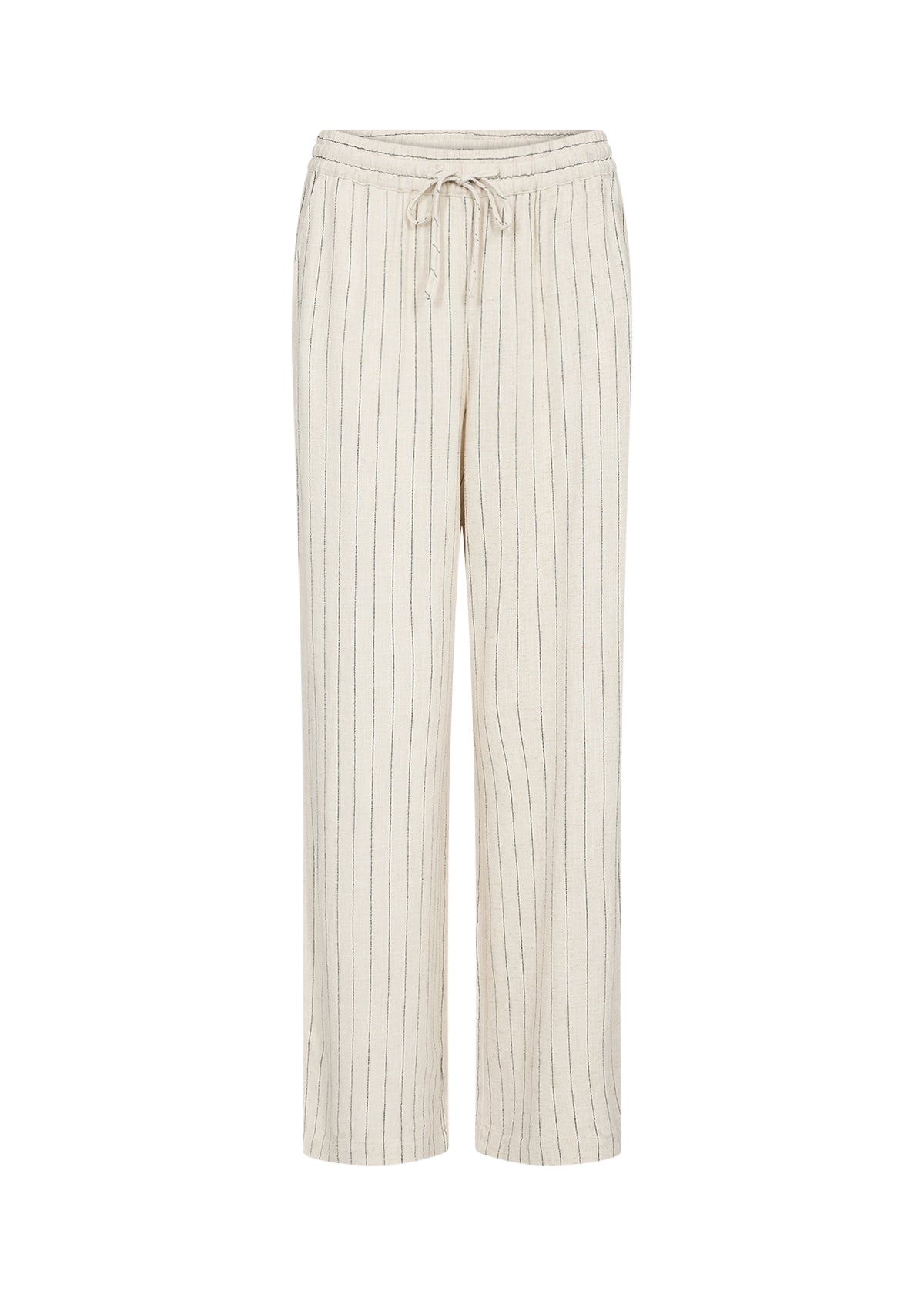 Poula 2 Cream Stripe Trousers - 41088