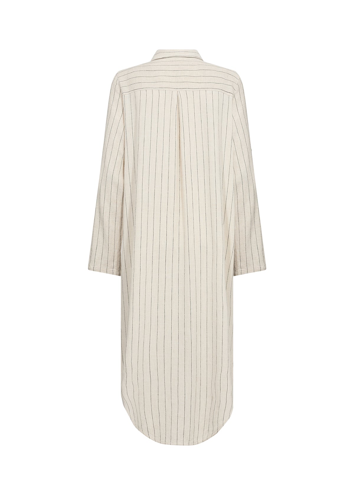 Poula 4 Cream Stripe Shirt Dress - 41090