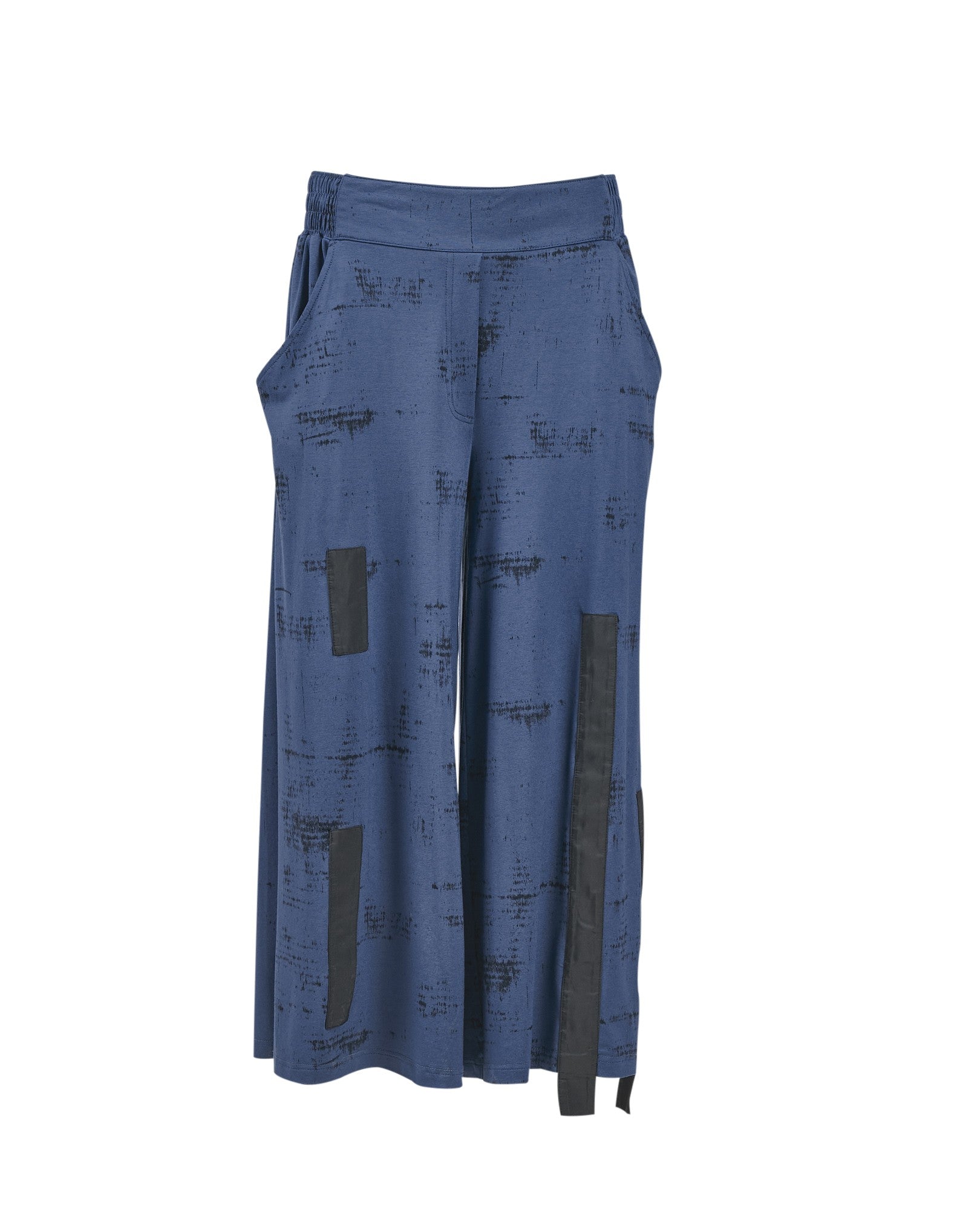 Blue Print Trousers - 4164
