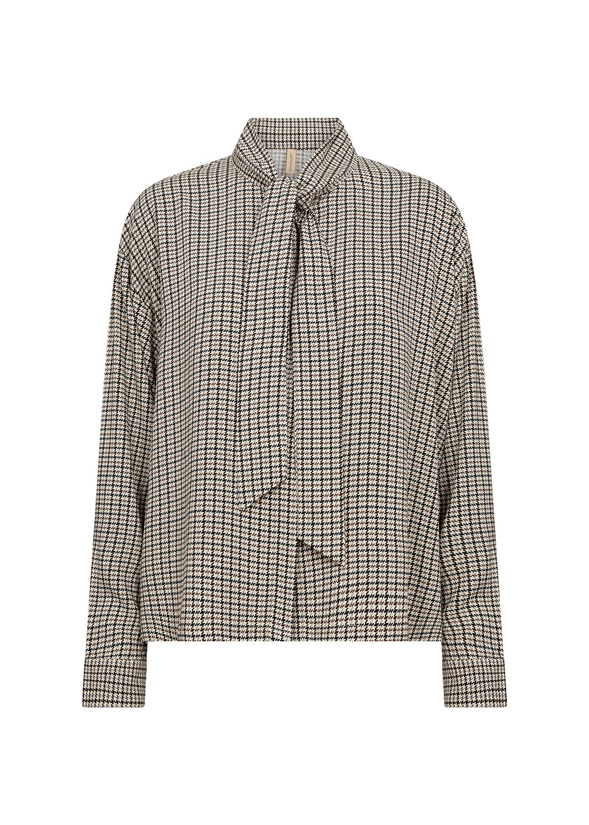 Halia 2 Print Tie Neck Shirt - 41983