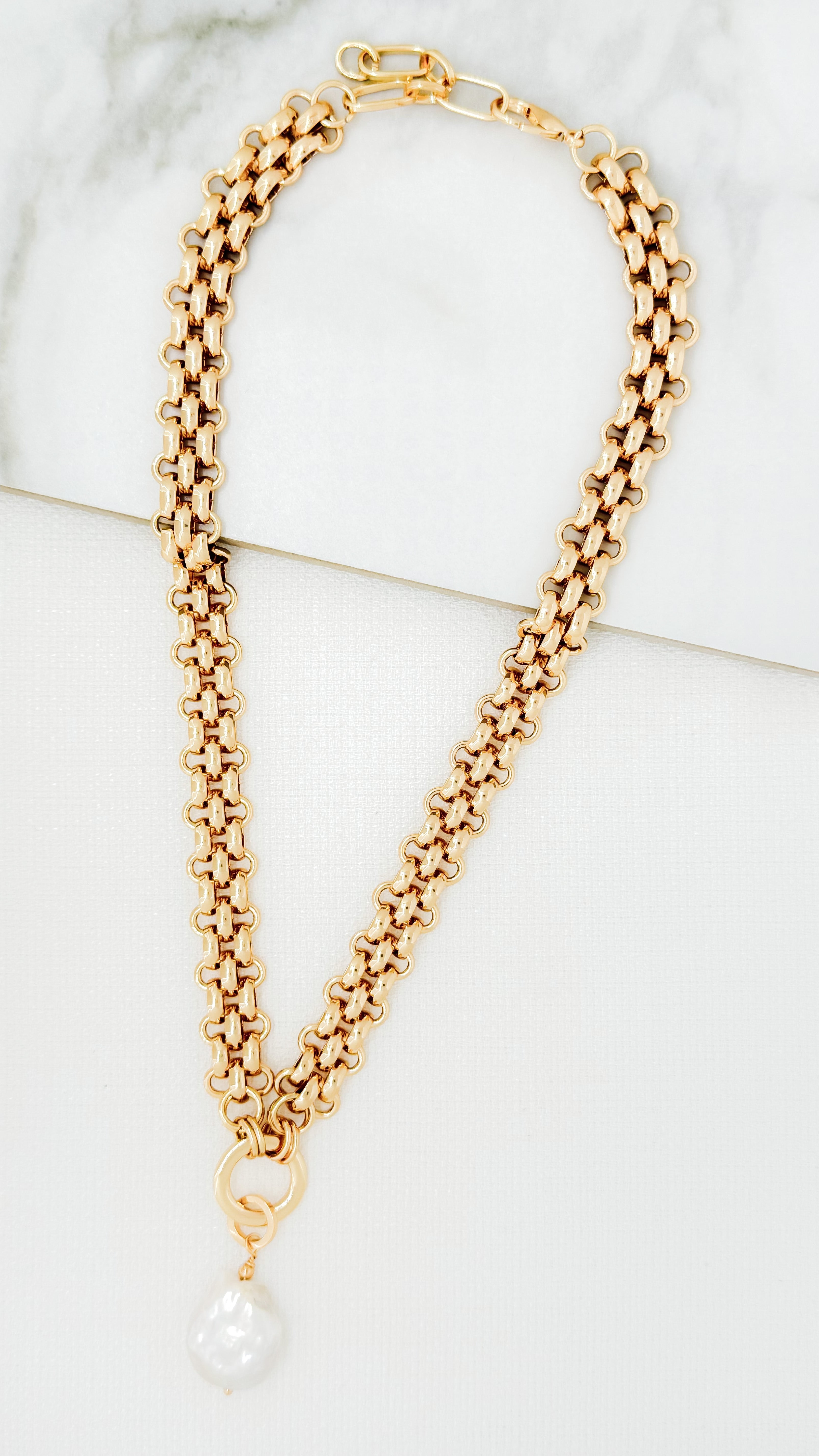 Gold Collar Necklace - 4500