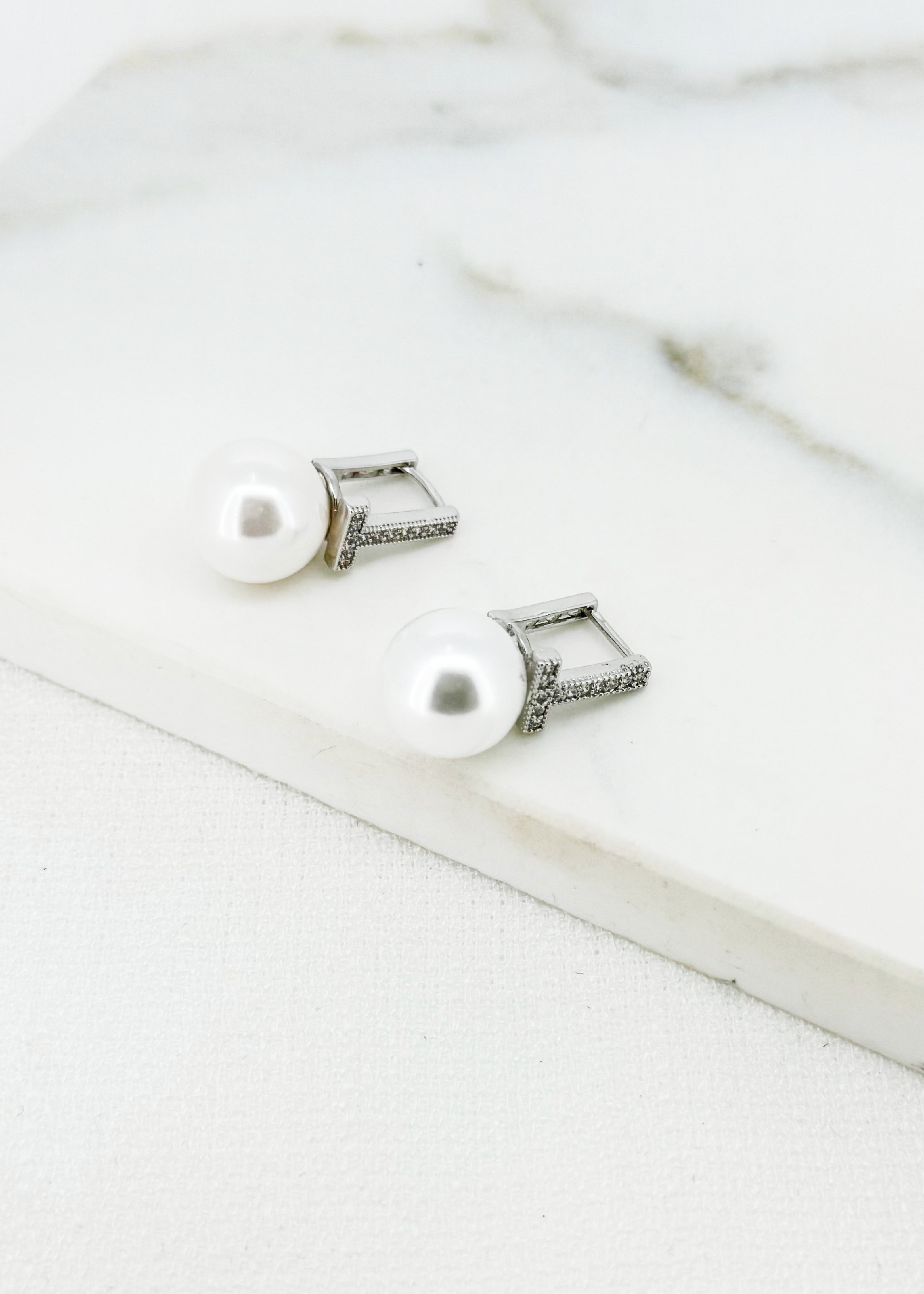 Pearl Drop Earrings - 4633