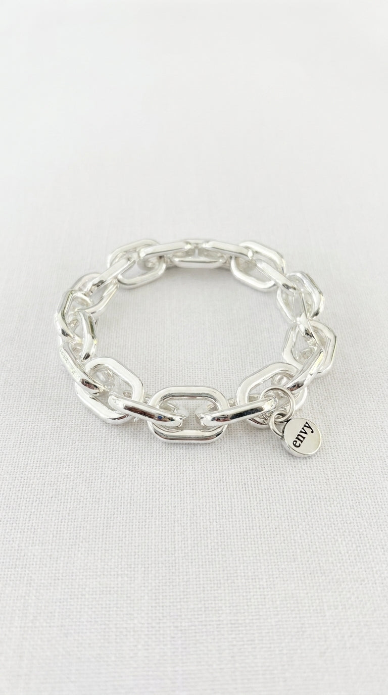 Silver Link Bracelet - 4779