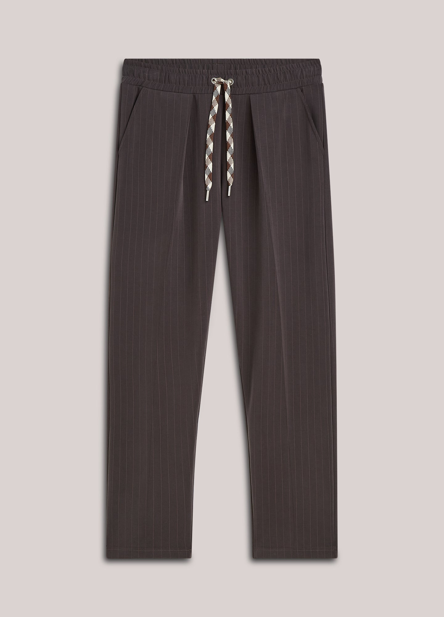 Dark Chocolate Pinstripe Pants - 4s2854