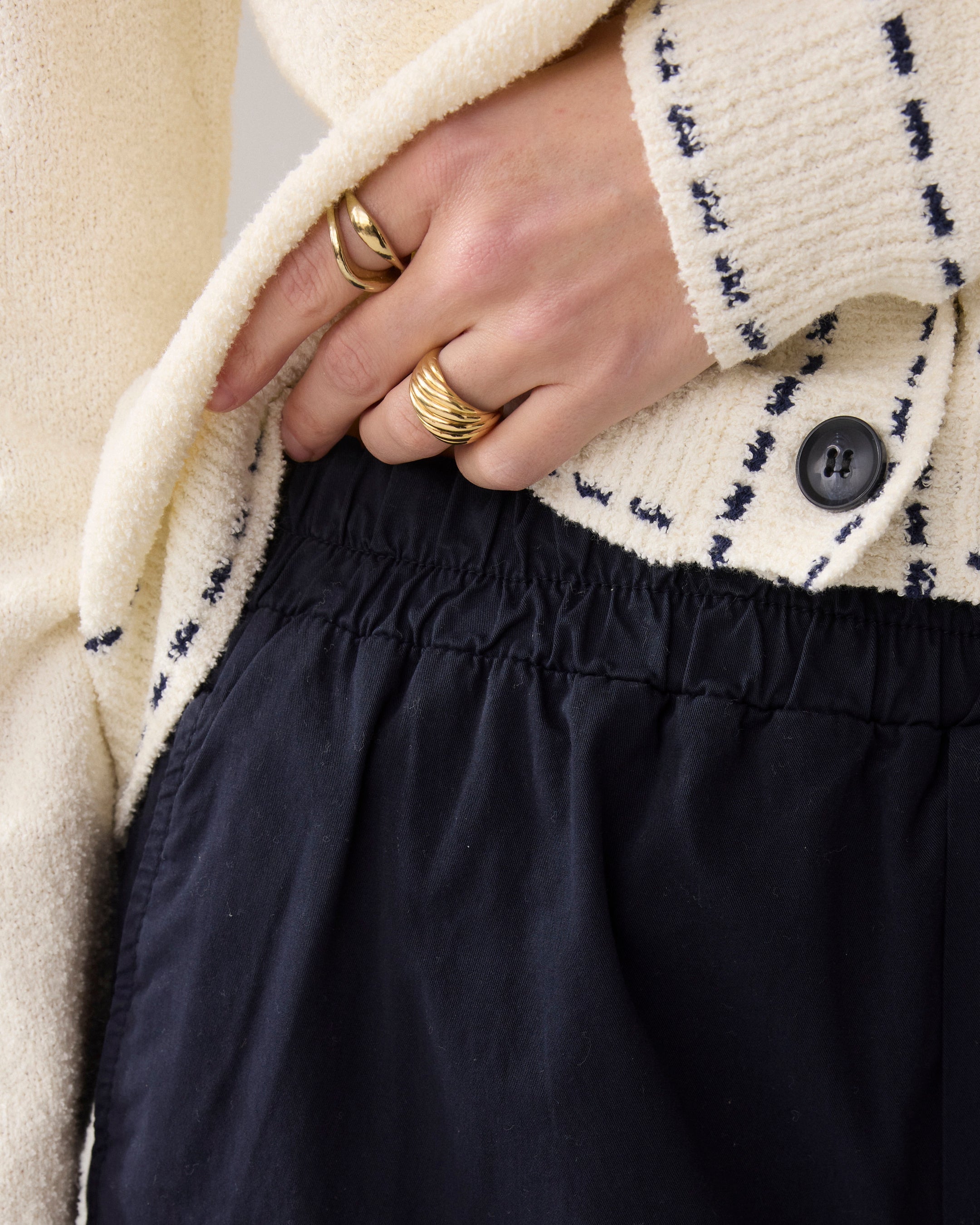 Midnight Blue Palazzo Pants - 4S2909