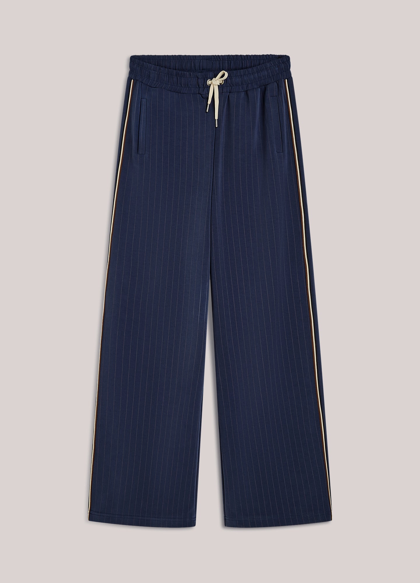 Midnight Blue Pinstripe Trousers - 4S2923