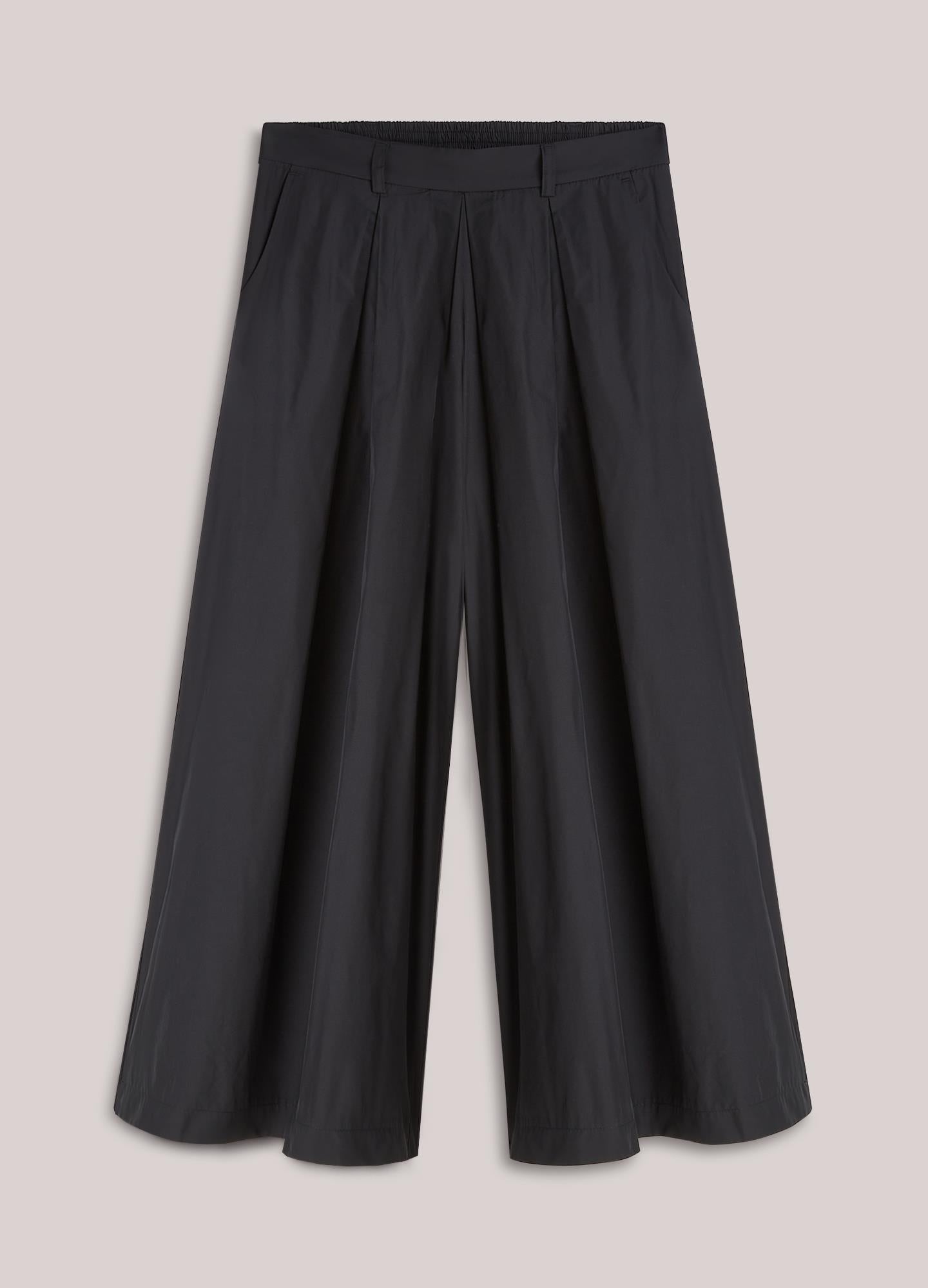 Black Wide Leg Trousers - 4S2958