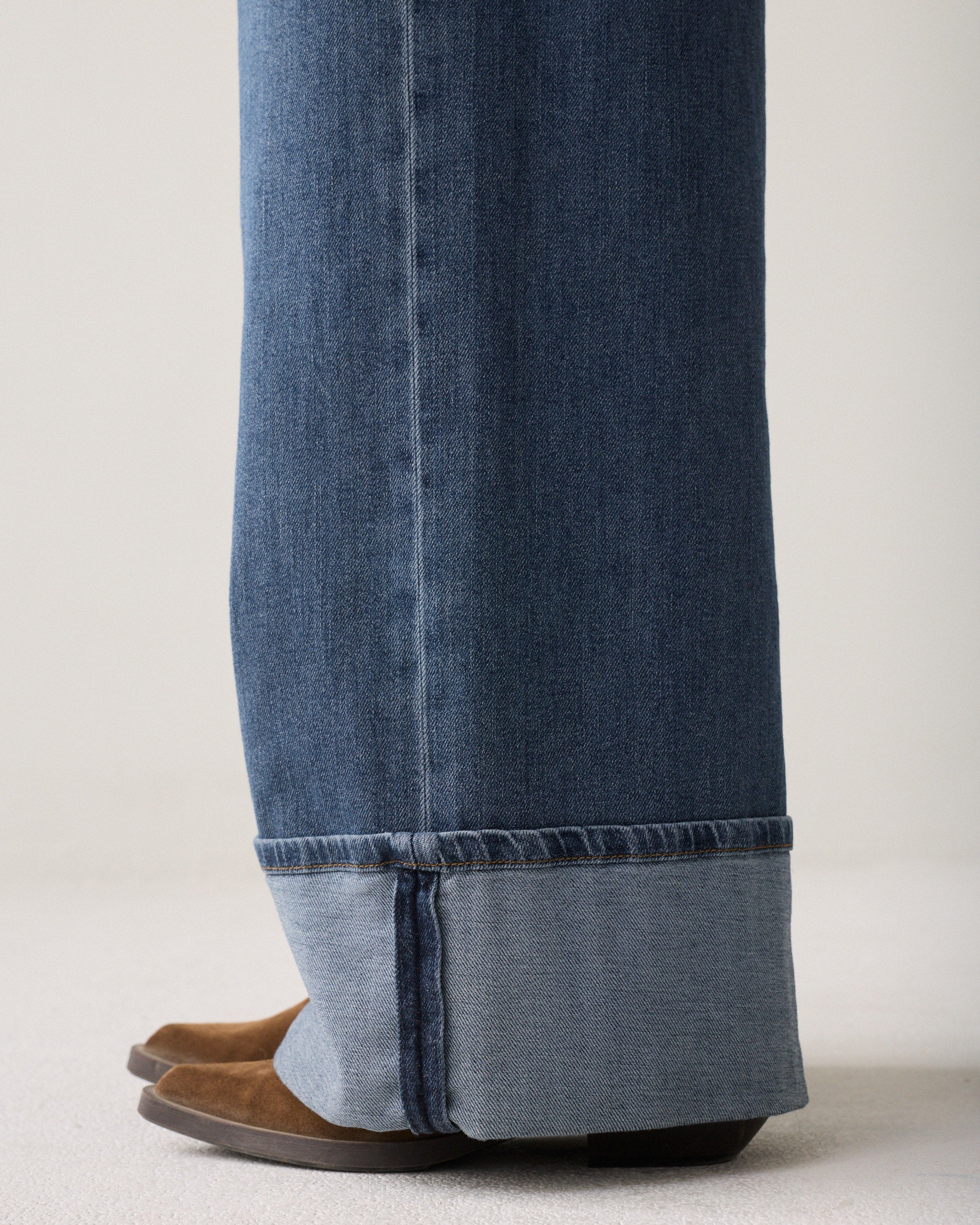 Wide Leg Denim Jeans - 4s3010