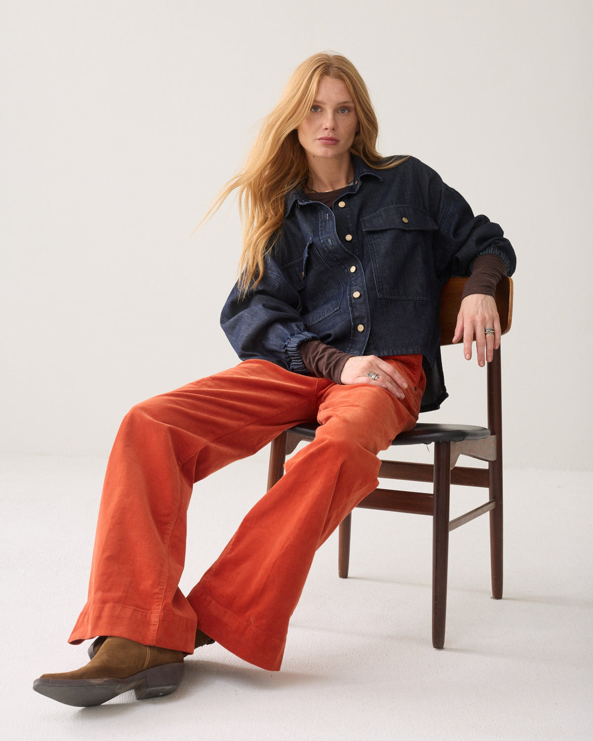 Goji Berry Baby Cord Pants - 4s3032