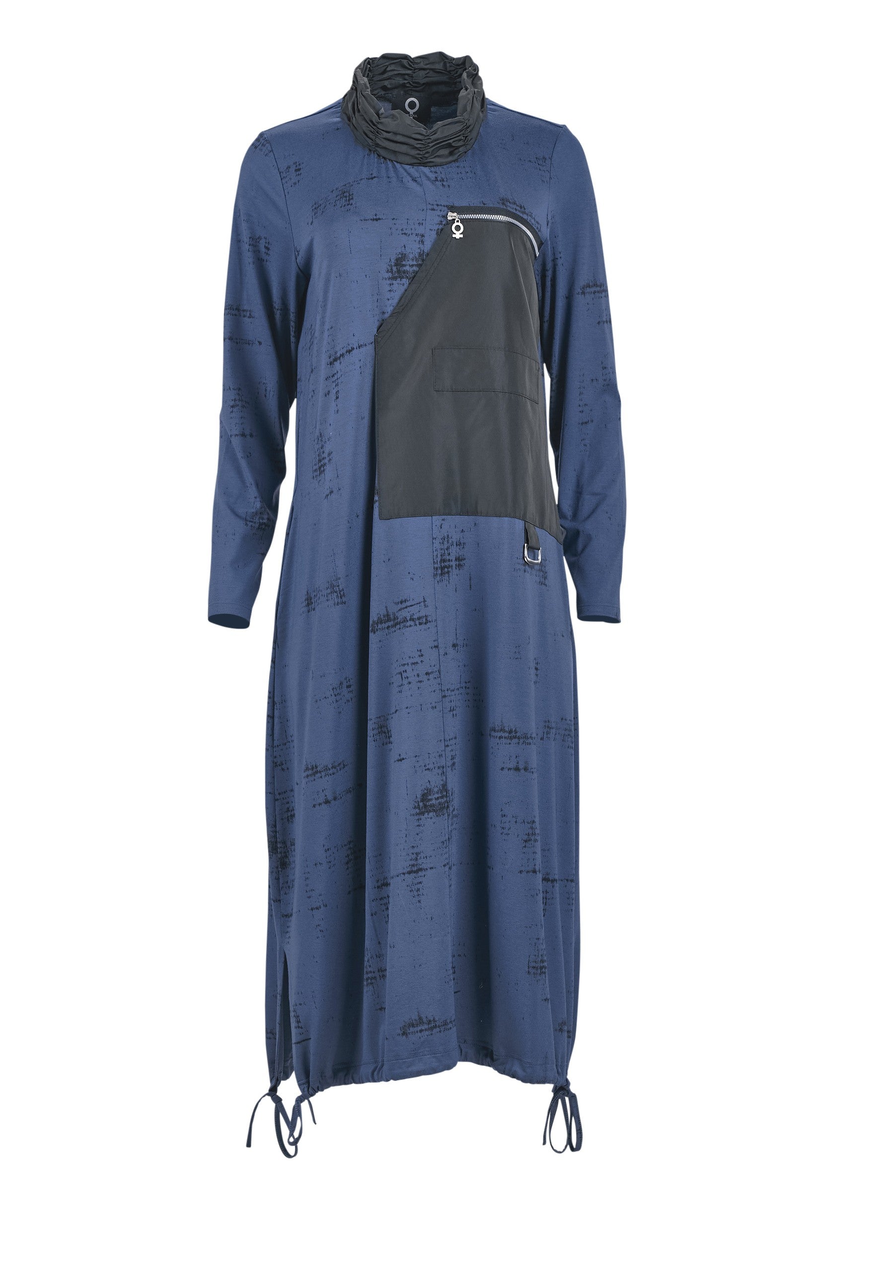 Blue Print Dress - 5054