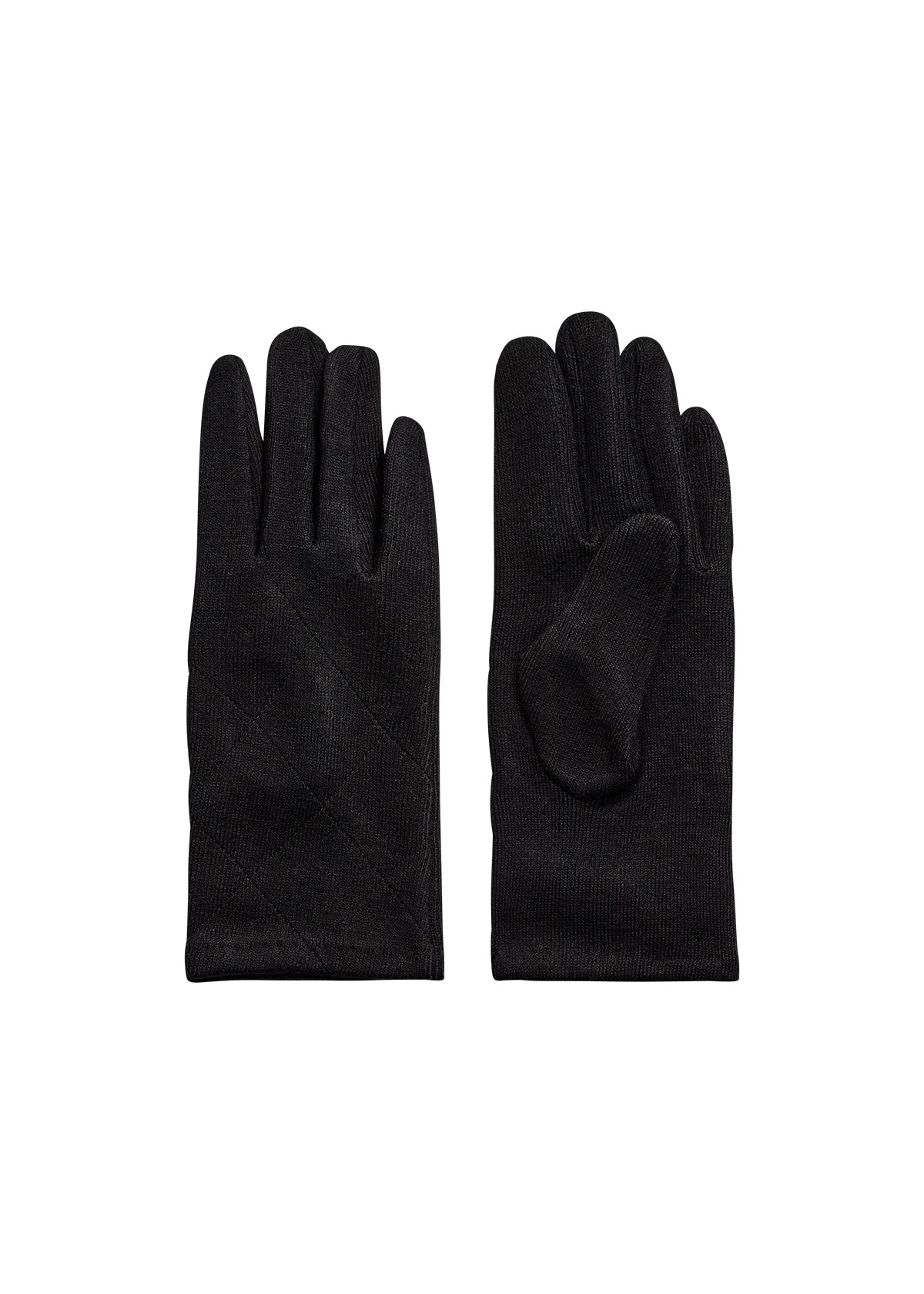 Ineke 1 Black Knit Gloves - 51321