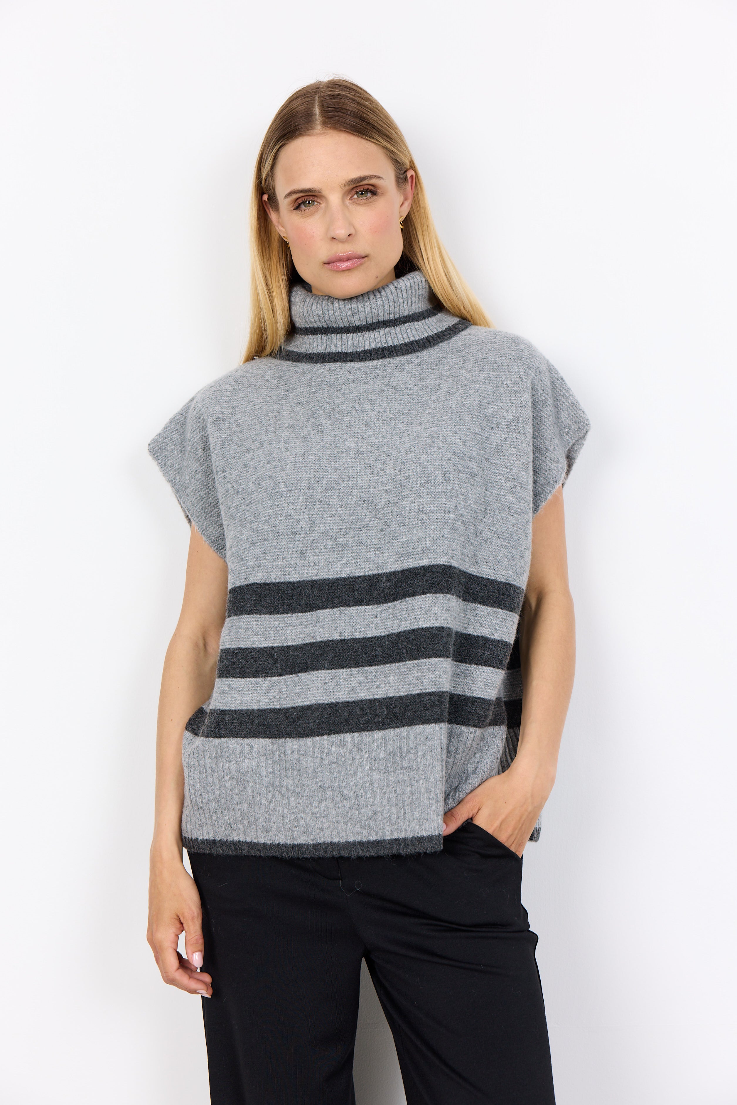 Vif 1 Grey Stripe Slipover - 51452