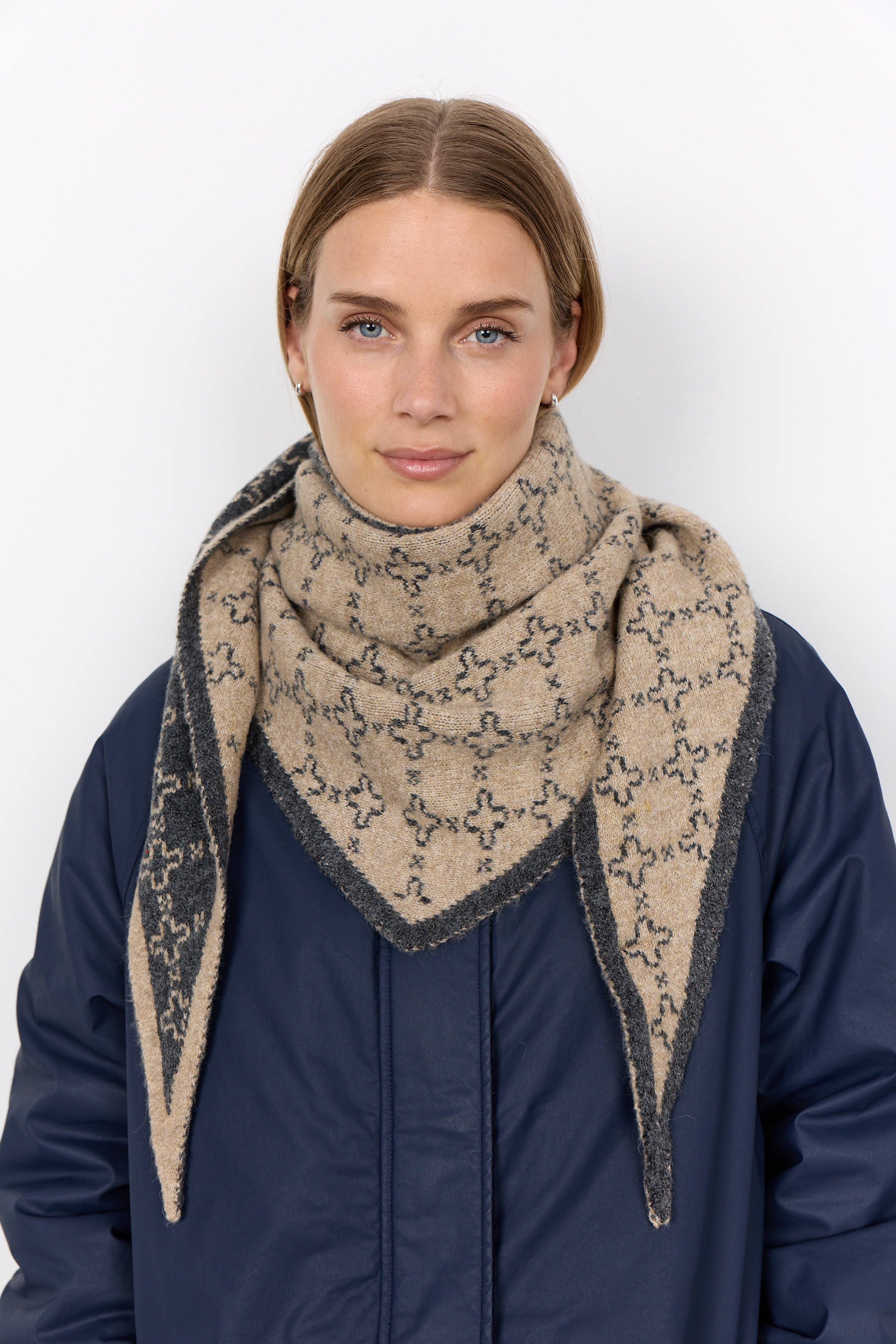 Golly 1 Camel Melange Scarf - 51520