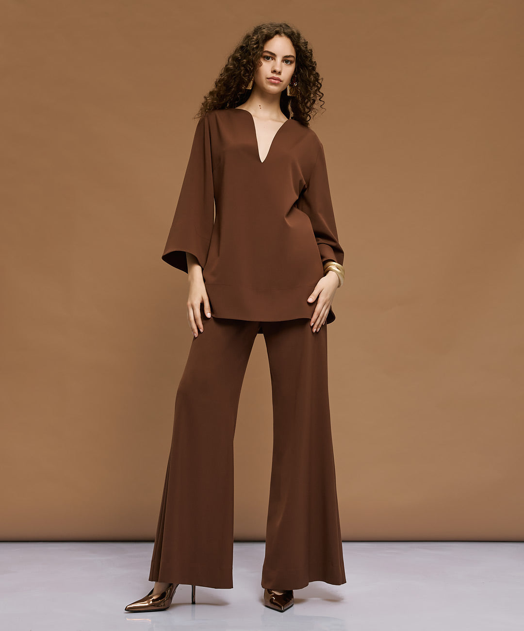 Chocolate Blouse - 54-2072