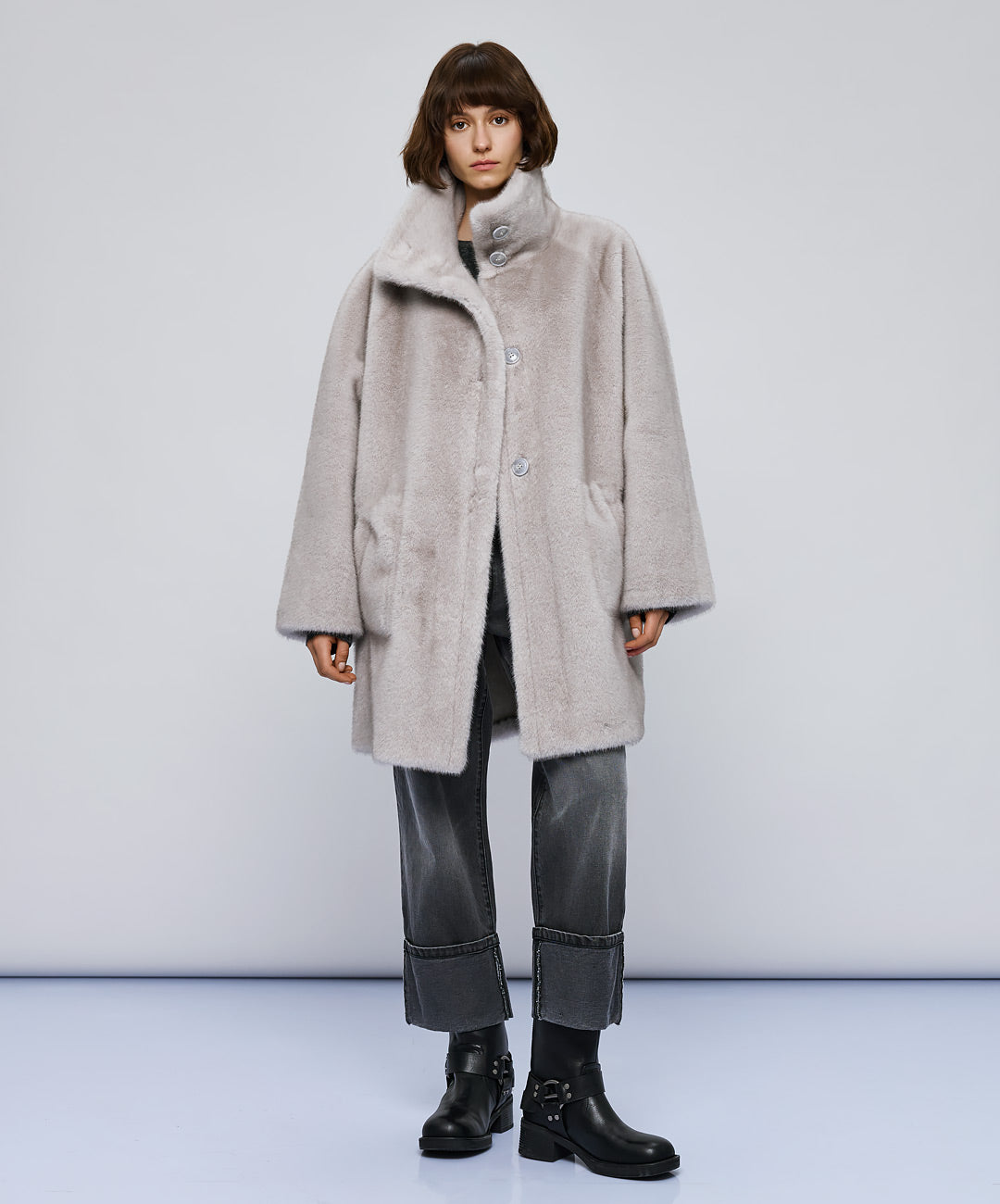 Grey Reversible Coat - 54-9143