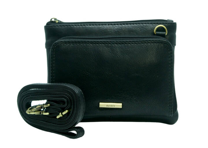 Black Cross Body Bag - 6127