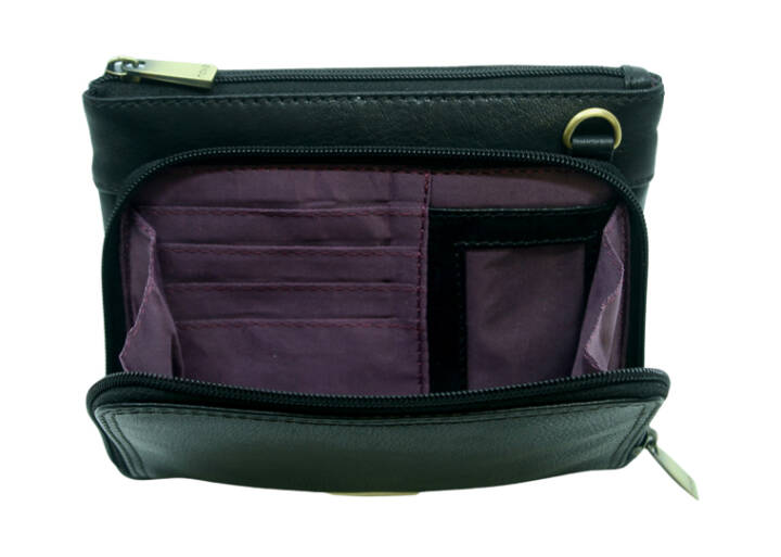 Black Cross Body Bag - 6127
