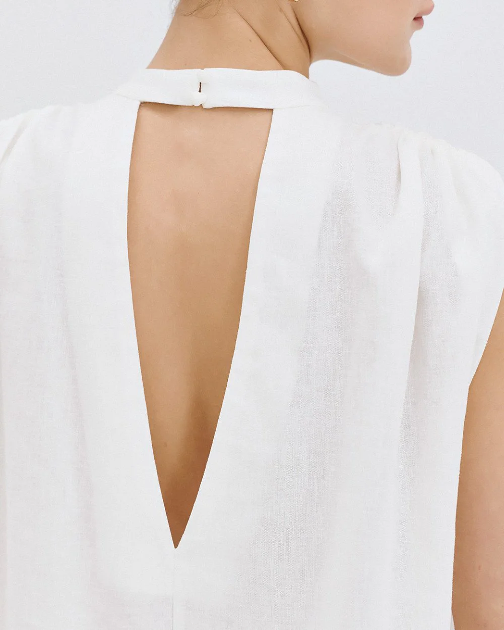 Off White V Cut Out Top - 63-2085