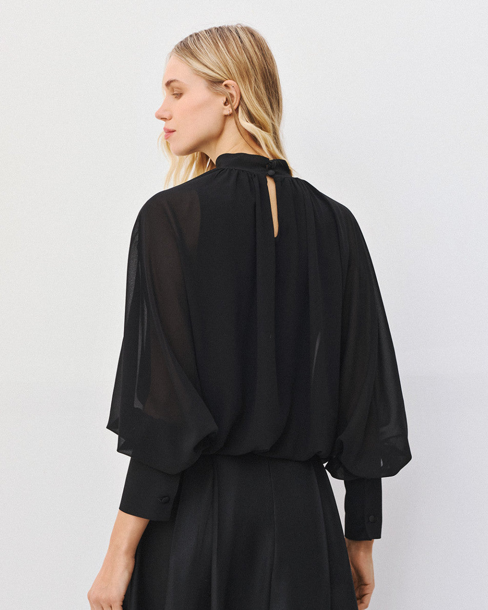 Black Blouse - 64-2042