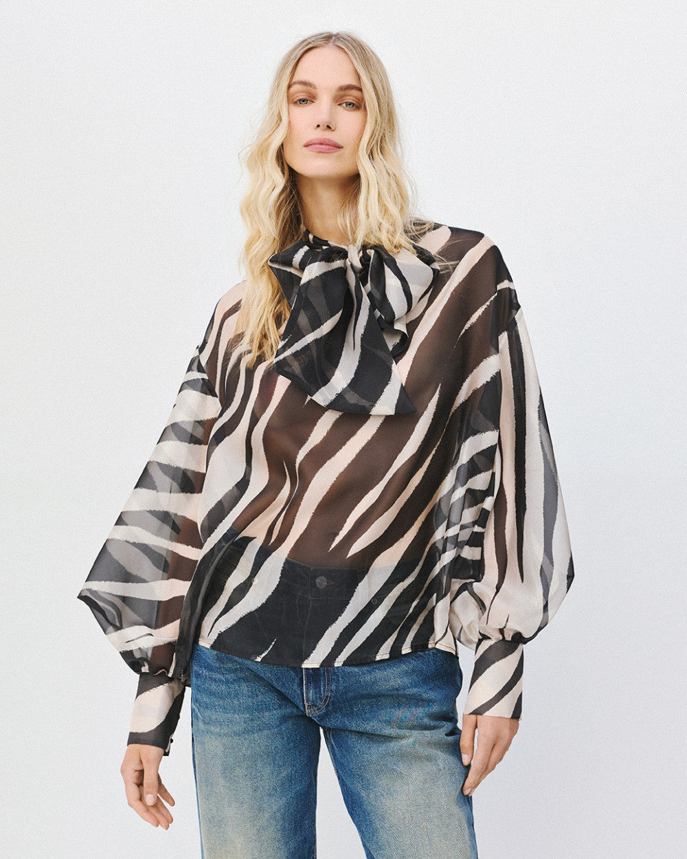 Zebra Blouse - 64-2075